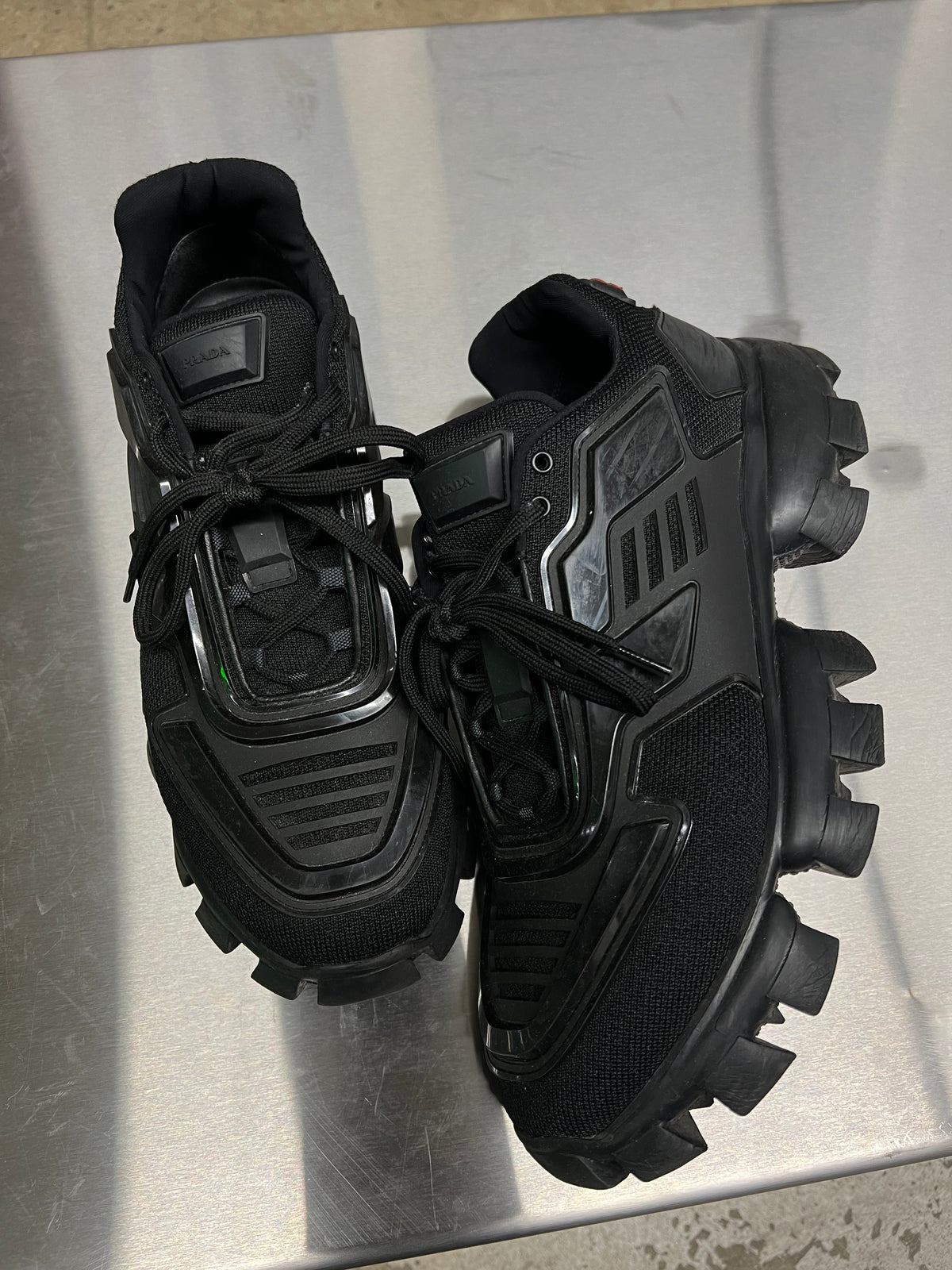 Prada Cloudbust Thunder knit sneakers