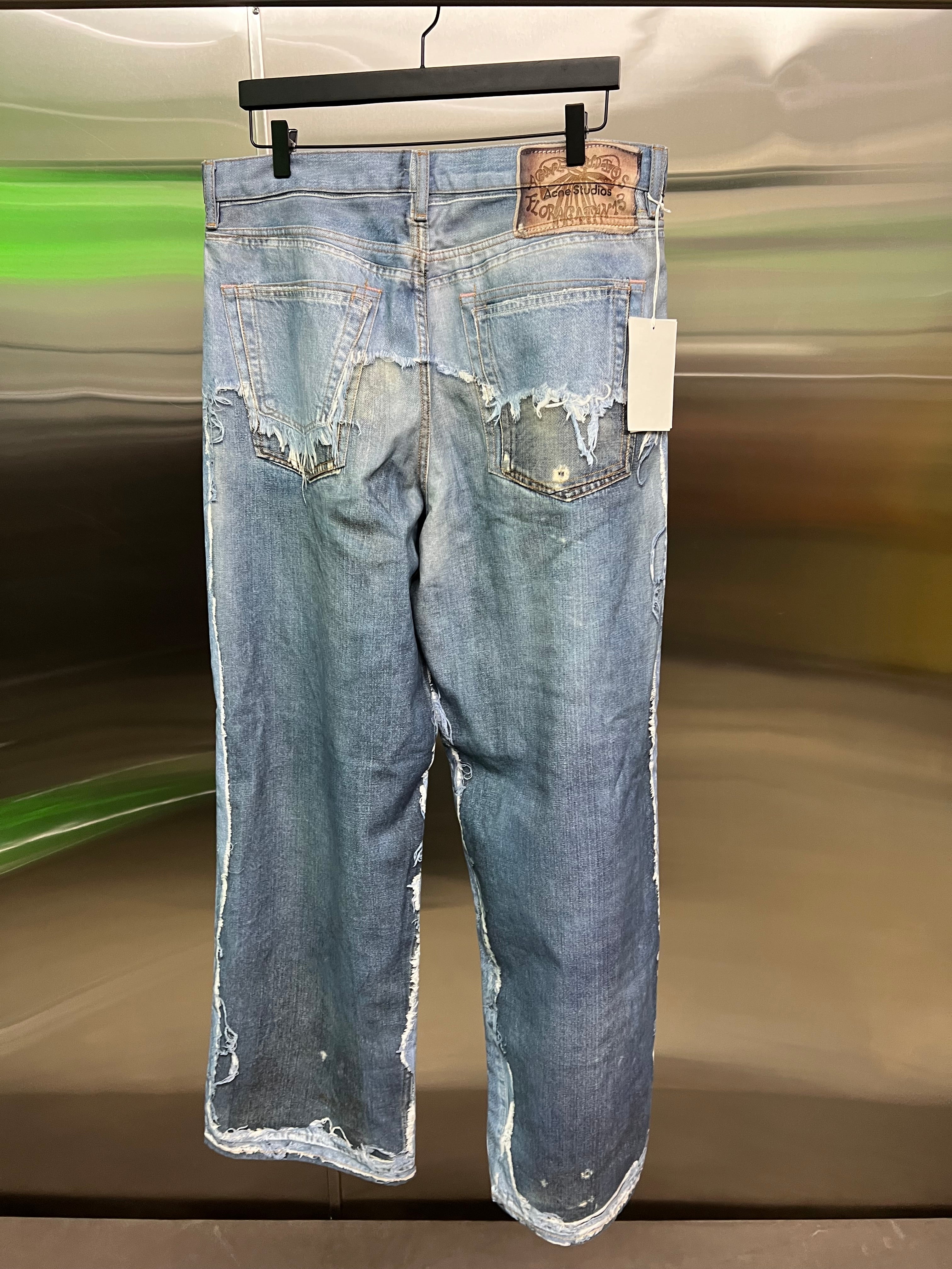 Acne Studios 1981 Trompe-l'œil Wide-Leg Jeans