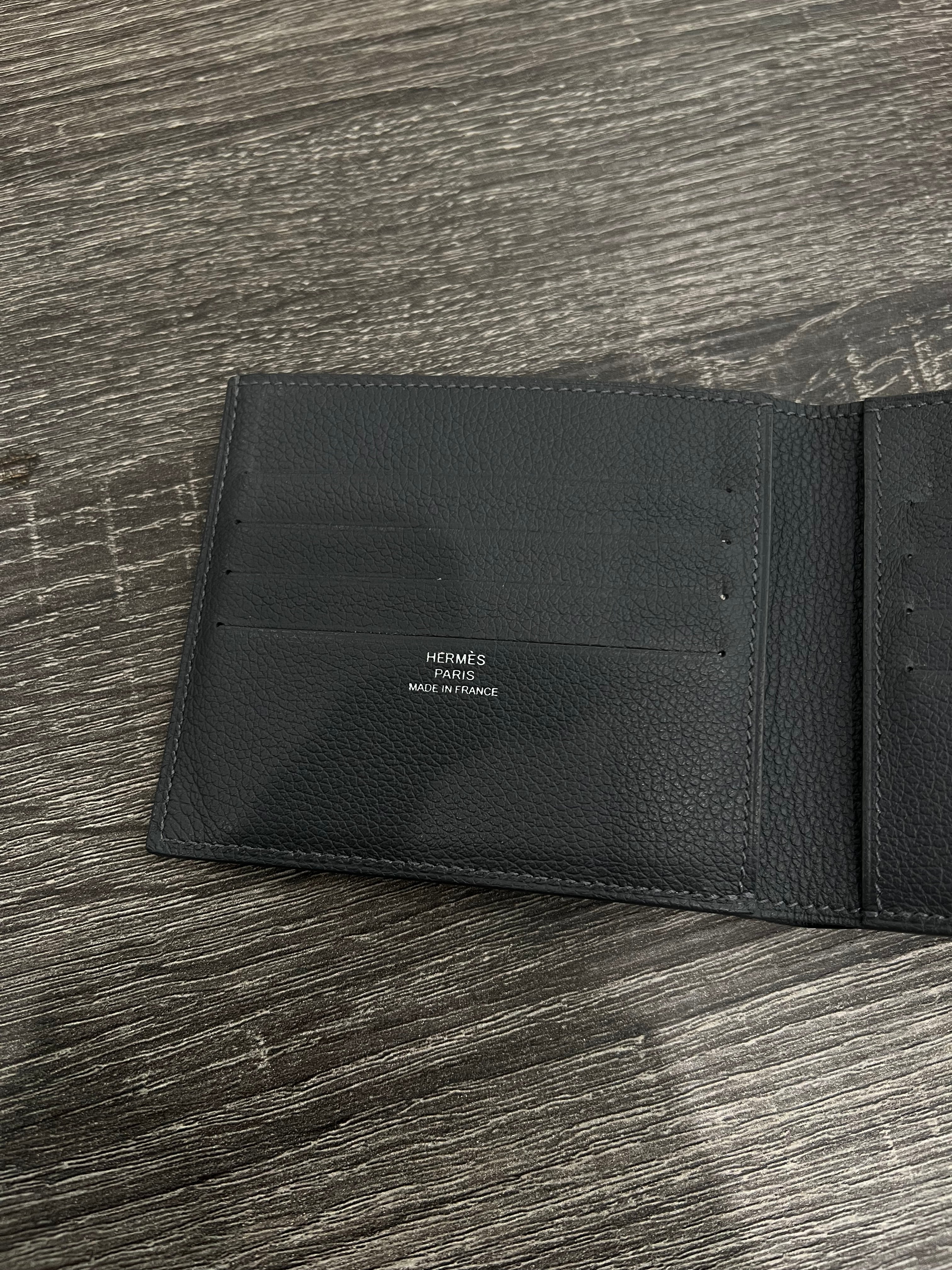 Hermes Citizen Twill Compact card holder