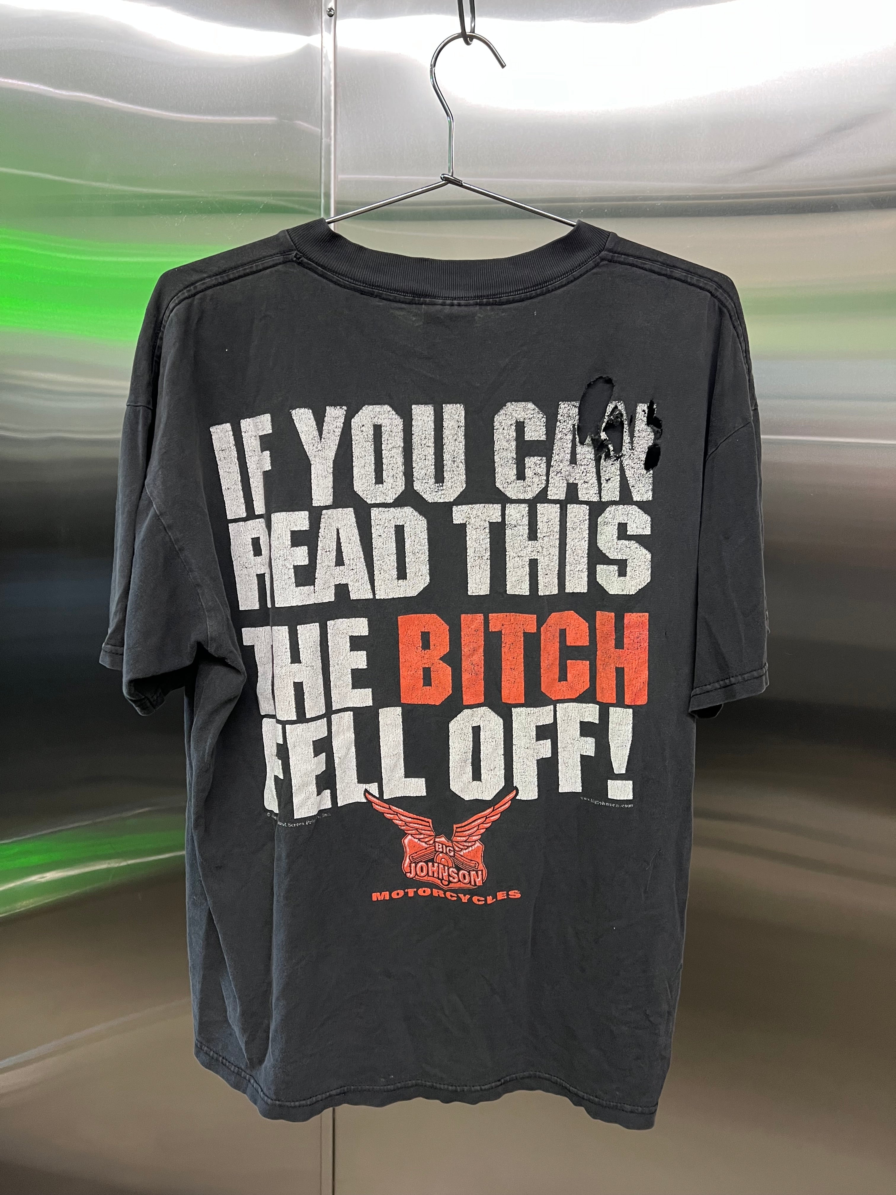 Johnson Motorcycles 98 “She fell off” Vintage tee