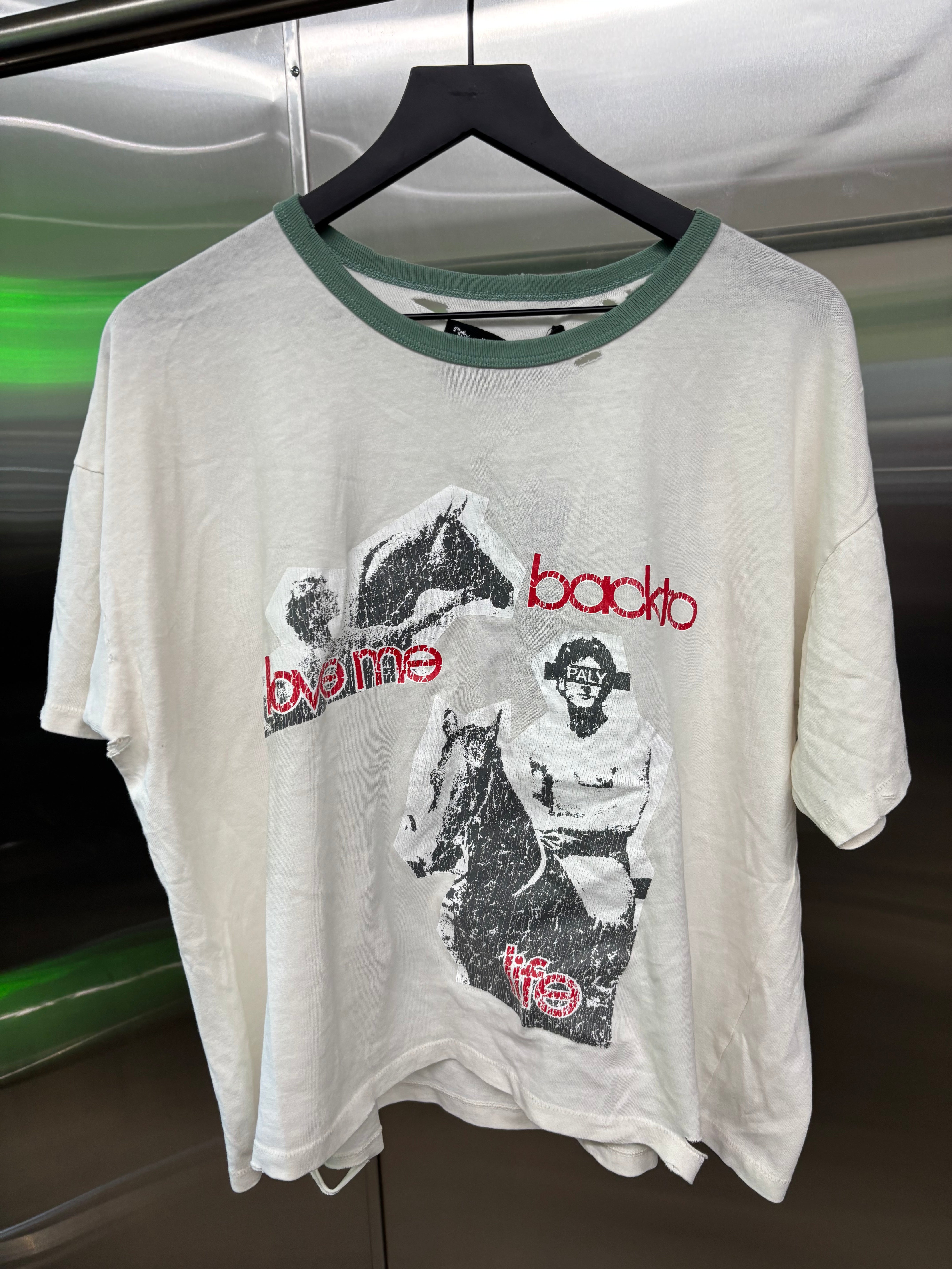 Paly Hollywood “Back to life” Ringer tee