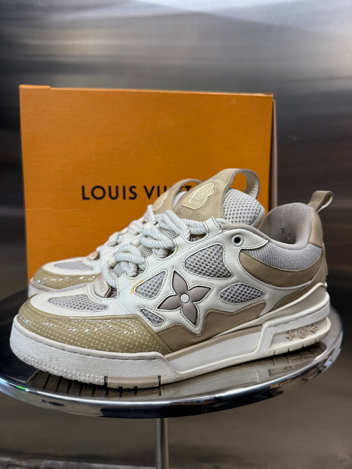 Louis Vuitton Skate Sneaker Beige