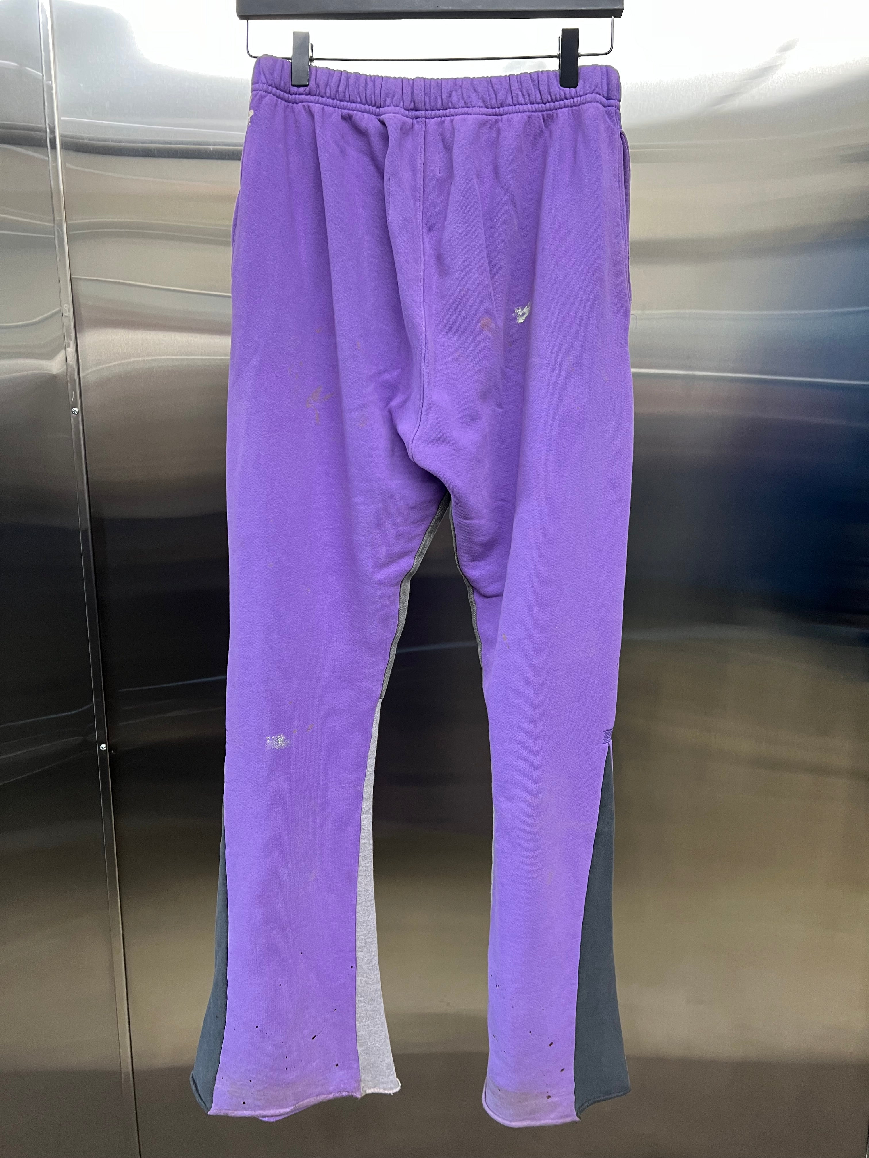 Gallery Dept Purple Flare Sweatpants