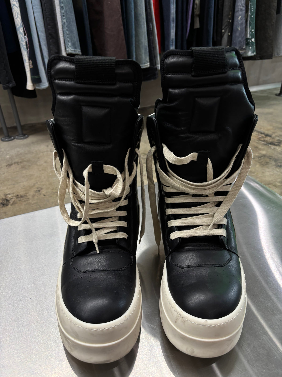 Rick Owens Owens Mega Geobasket / Mega Bumper Geobasket Sneakers