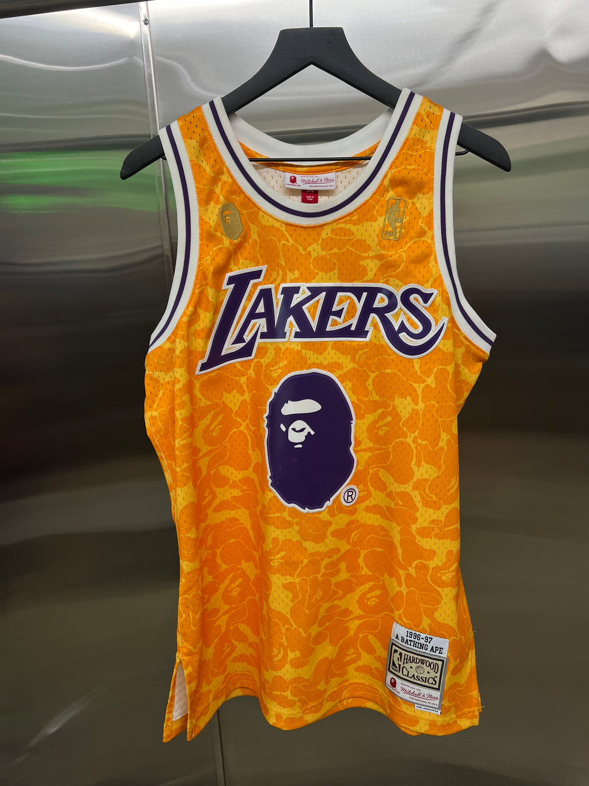 BAPE x Mitchell & Ness Lakers Jersey