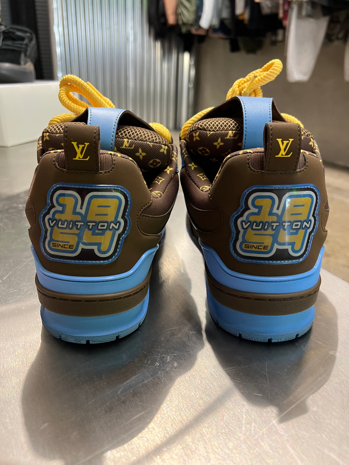 Louis Vuitton skate sneakers (blue/brown)