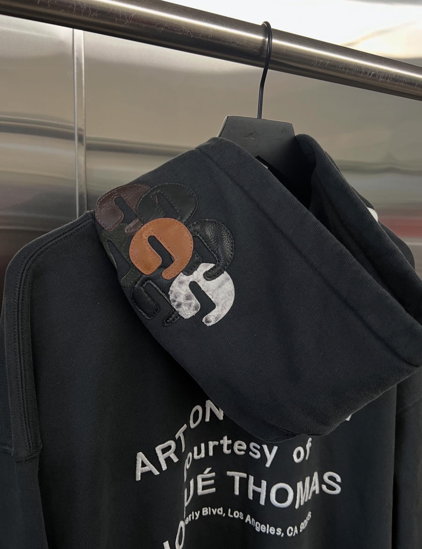 Gallery Dept Paint Splattered Embellished Hoodie