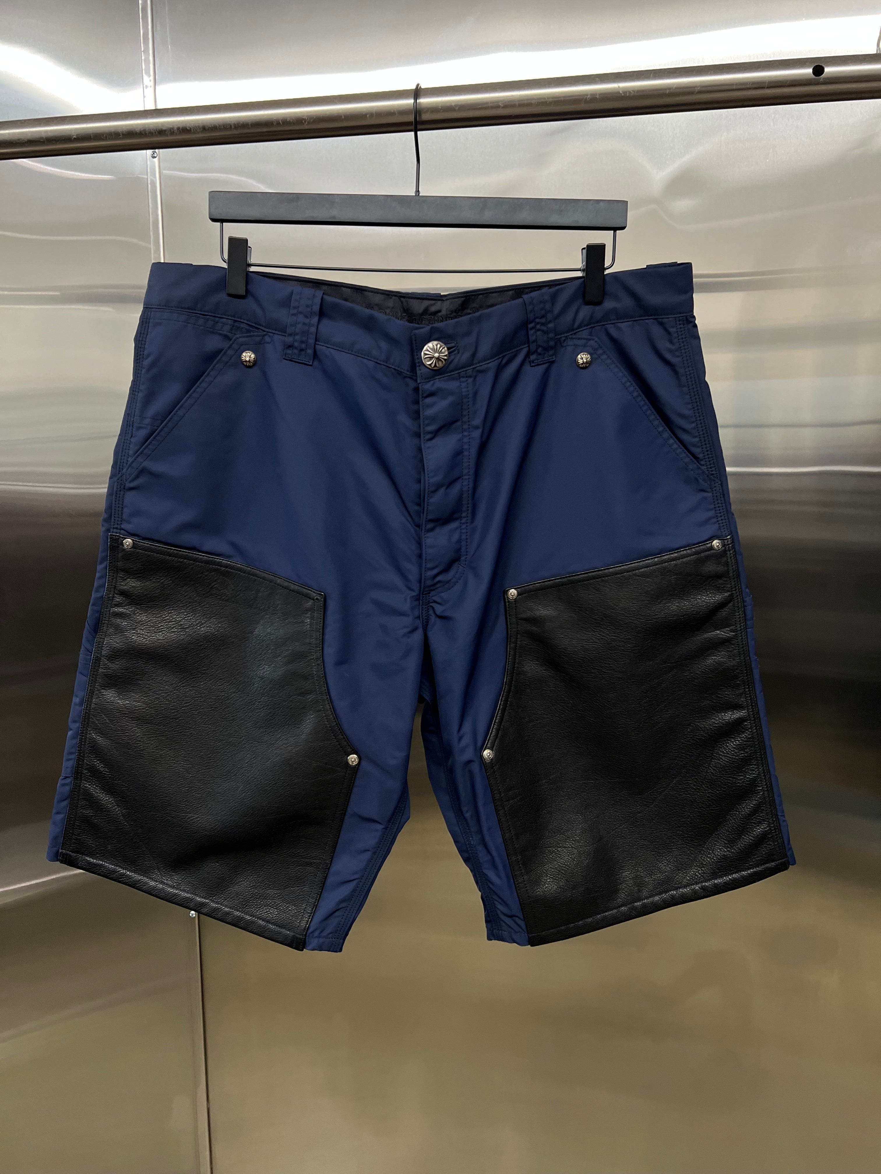 Chrome Hearts Nylon Double knee shorts
