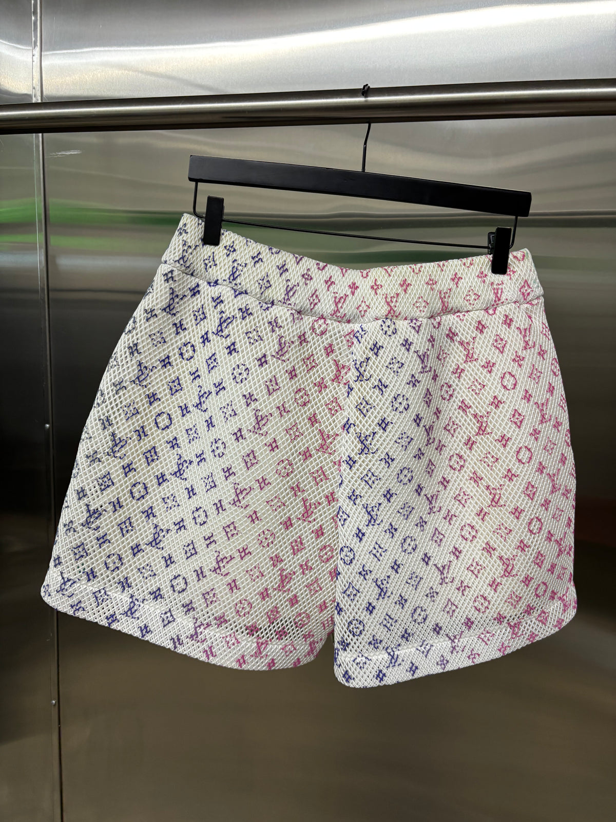 Louis Vuitton Monogram Gradient Mesh Windbreaker Short