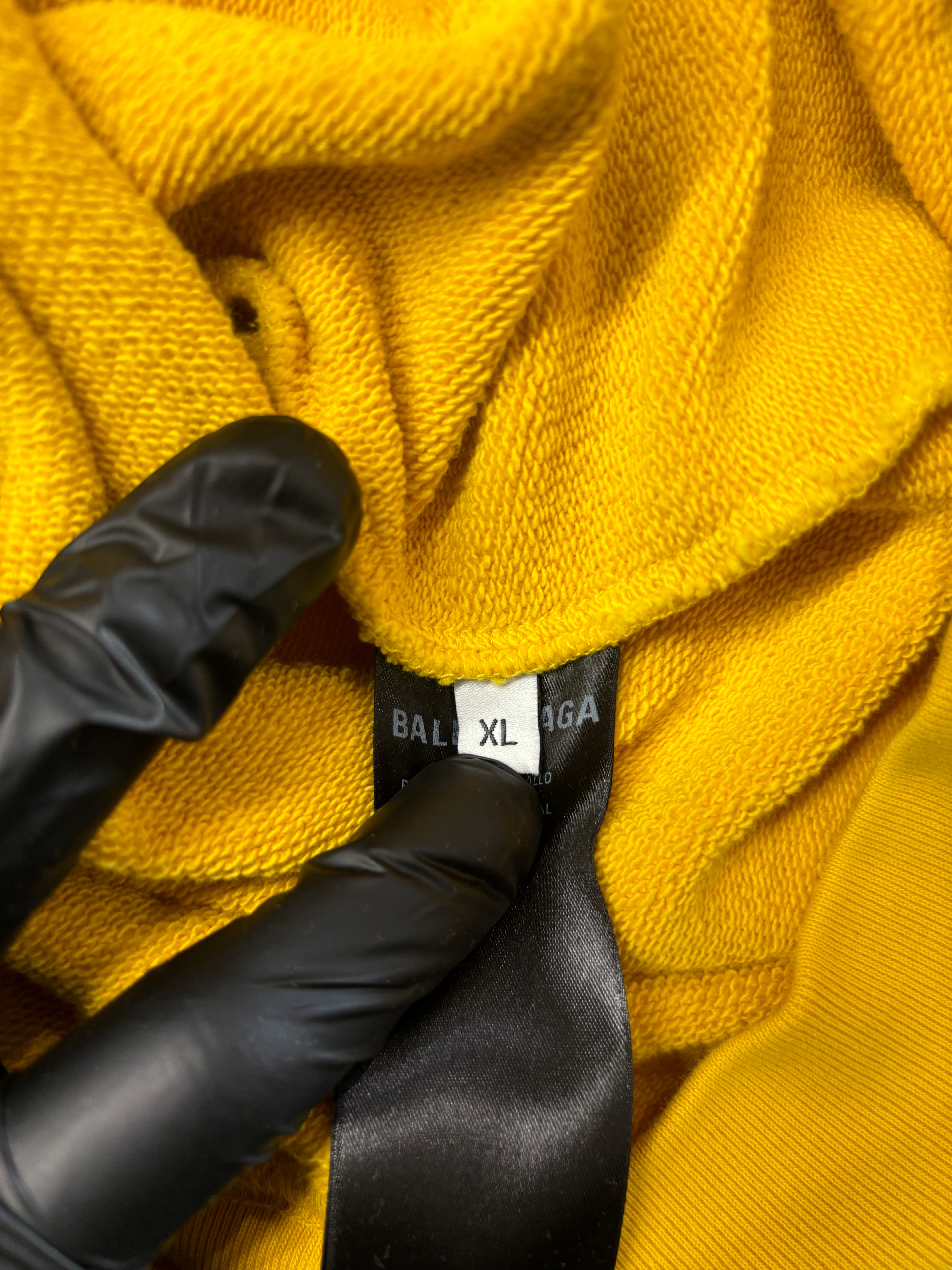 Balenciaga Campaign yellow hoodie