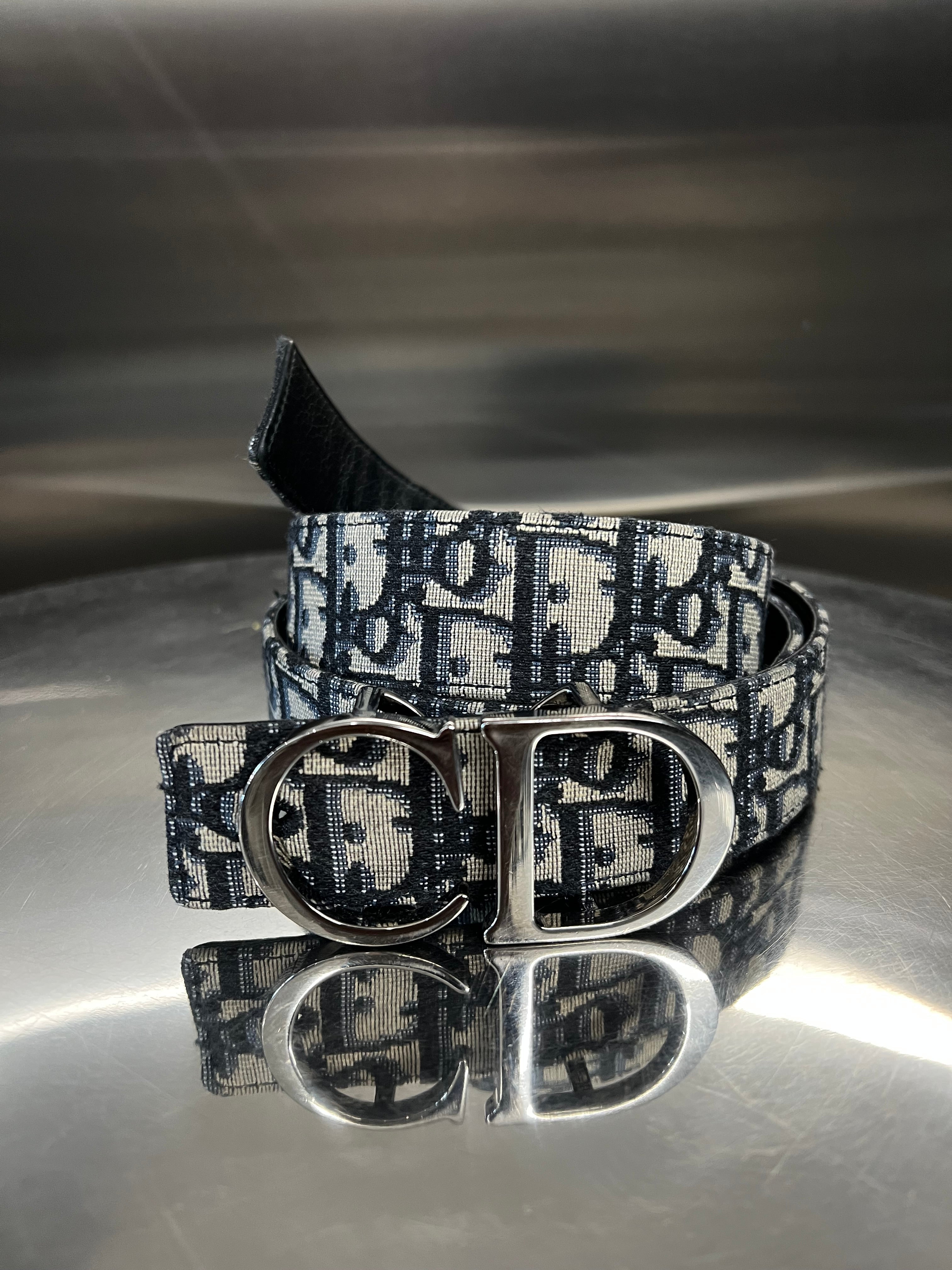 Dior Oblique Jacquard belt