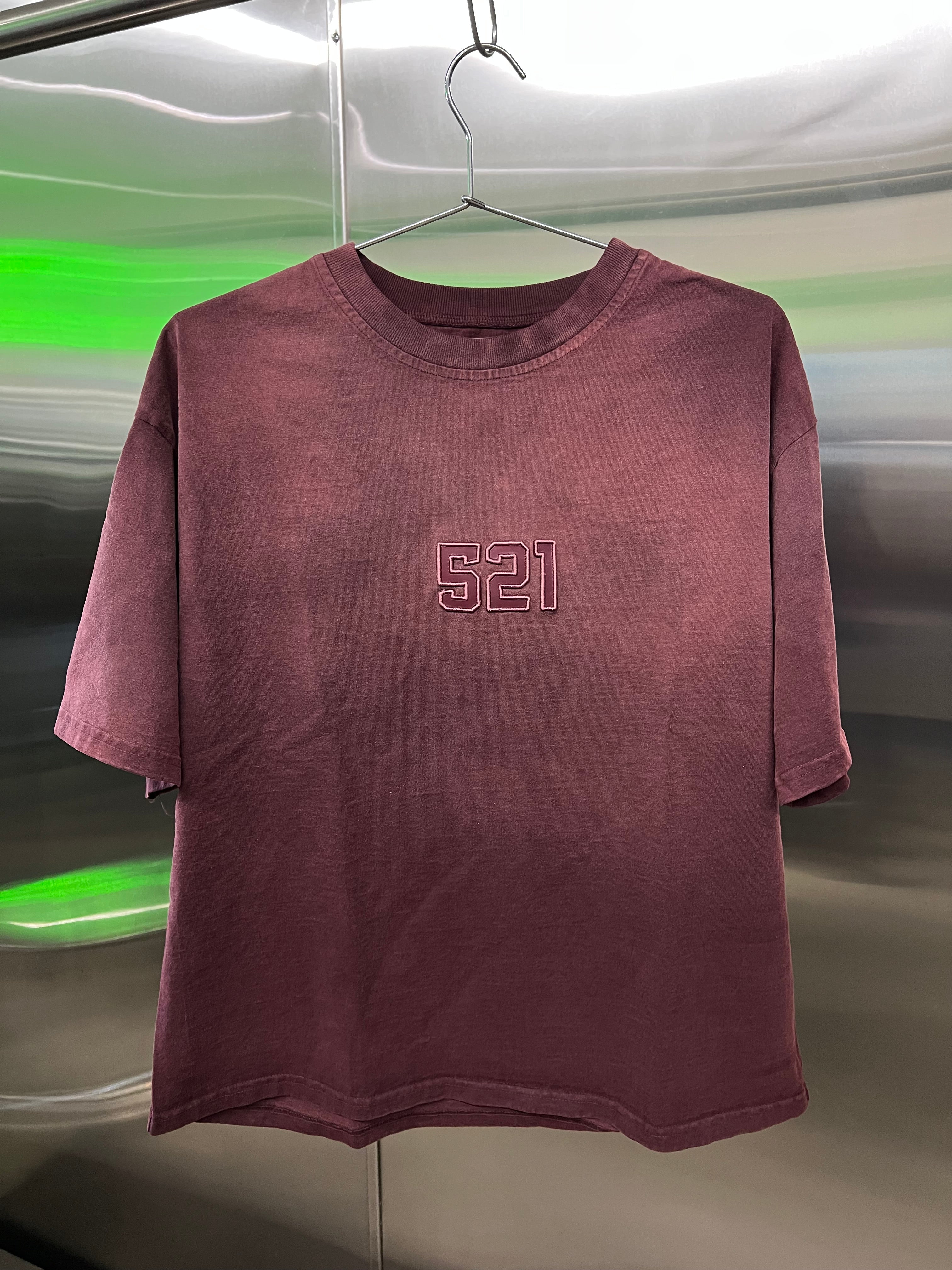 521 Leather/Embroidered tee