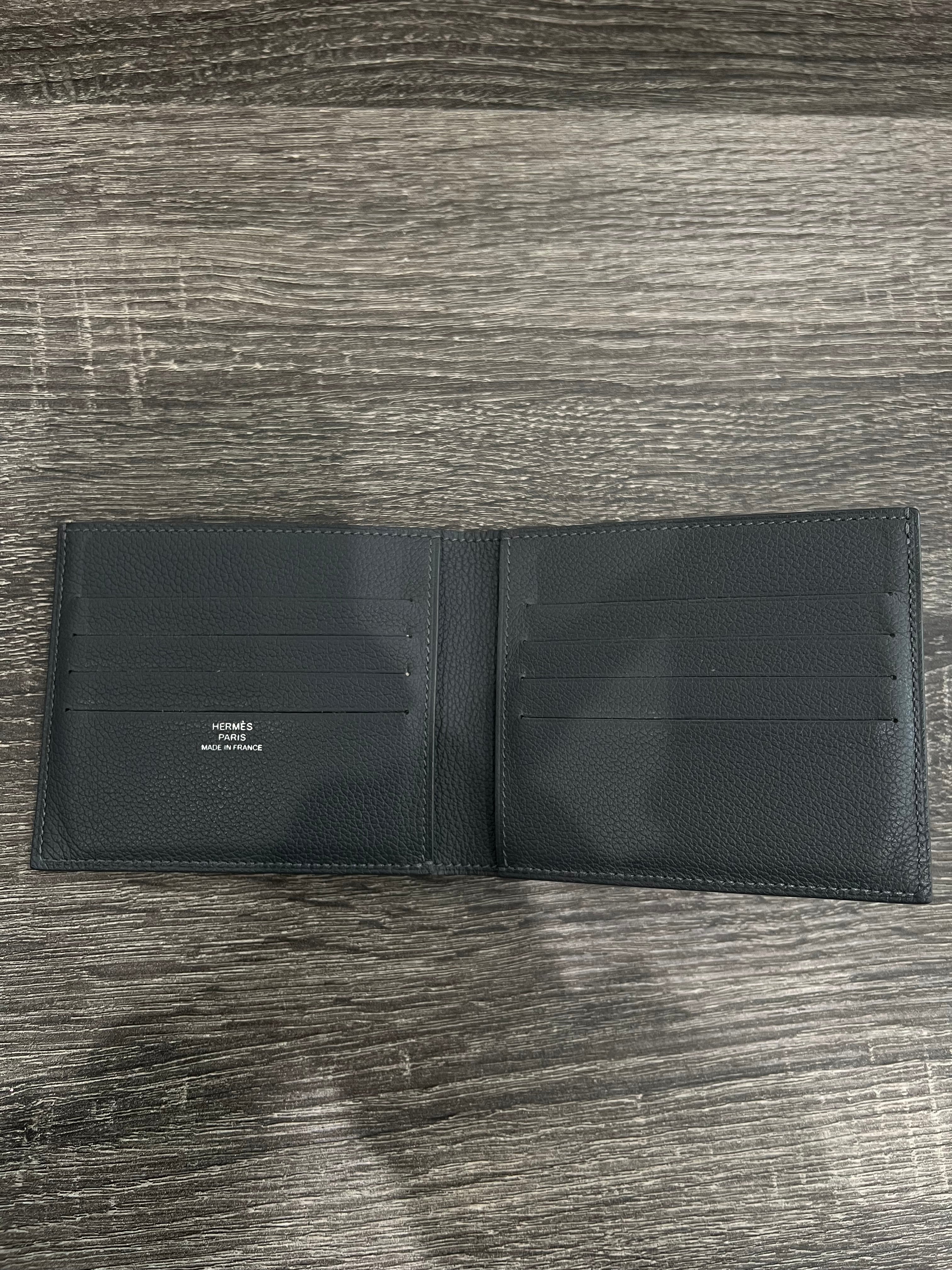Hermes Citizen Twill Compact card holder