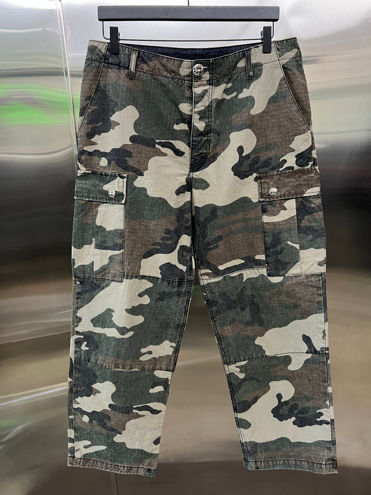 Chrome Hearts Camouflage “Devil Dog” Ripstop Cargo Pants