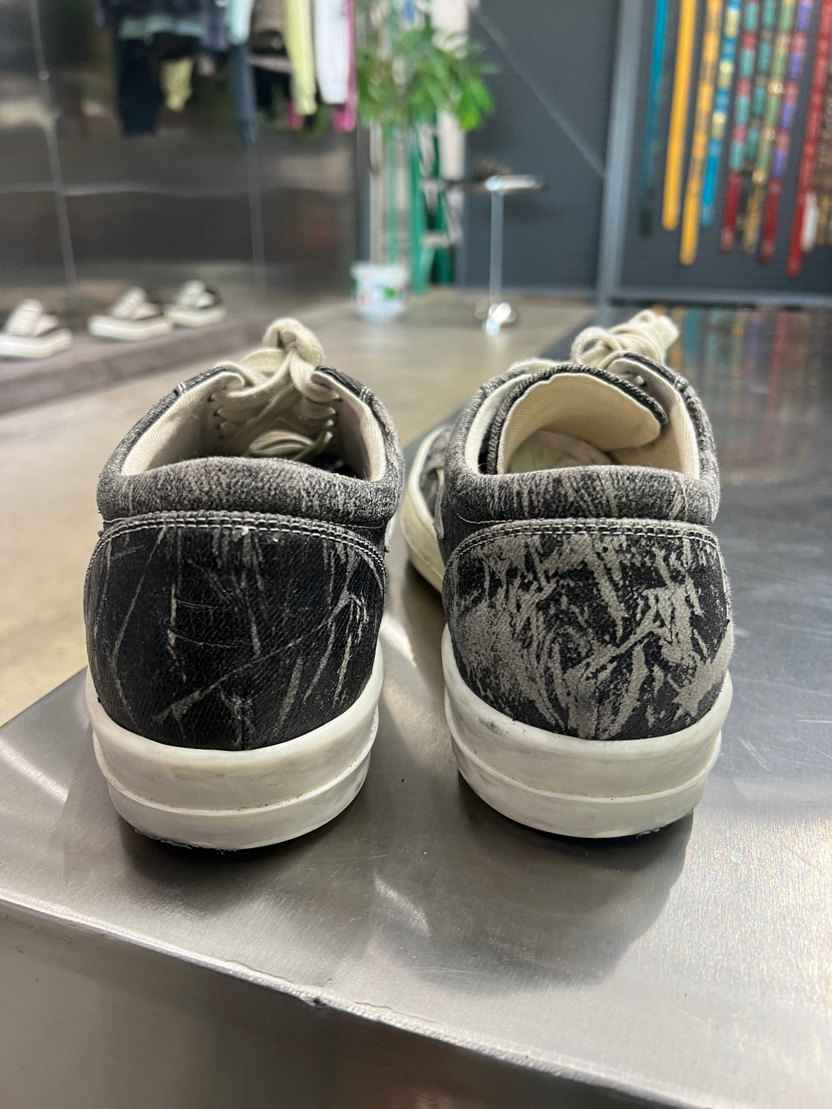 Rick Owens DRKSHDW Vintage Black Washed Foil