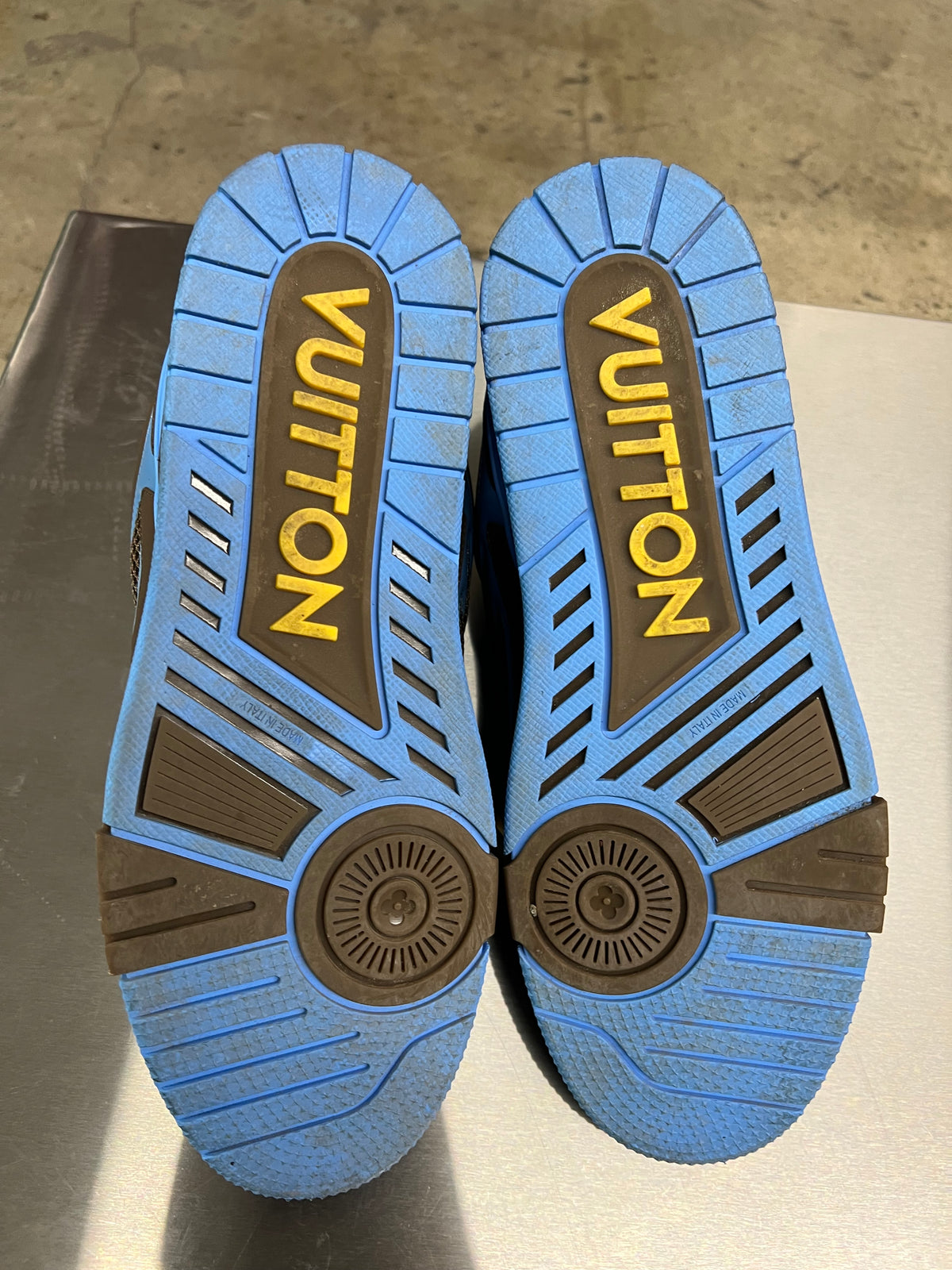 Louis Vuitton skate sneakers (blue/brown)