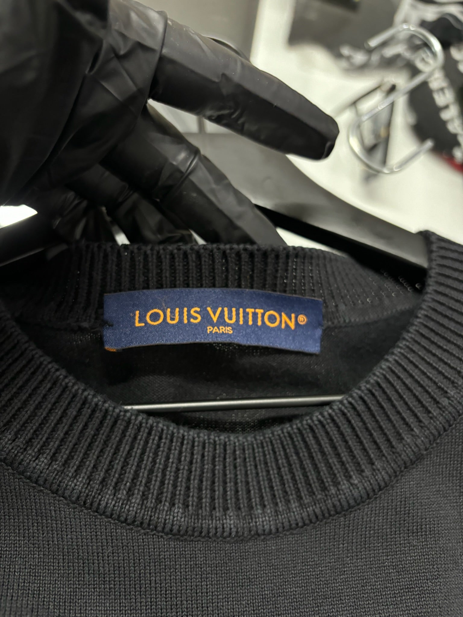 Louis Vuitton logo knitted tee