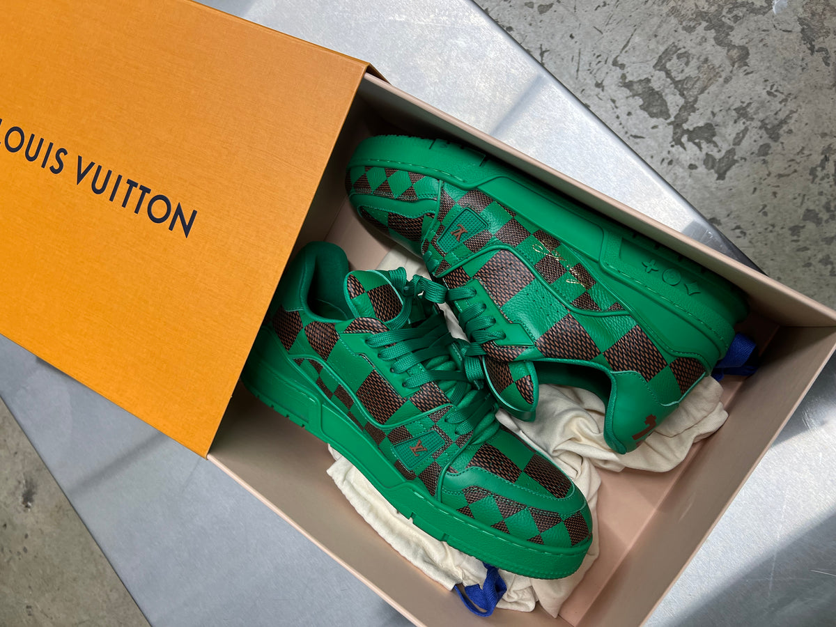 Louis Vuitton Damier pop green sneaker