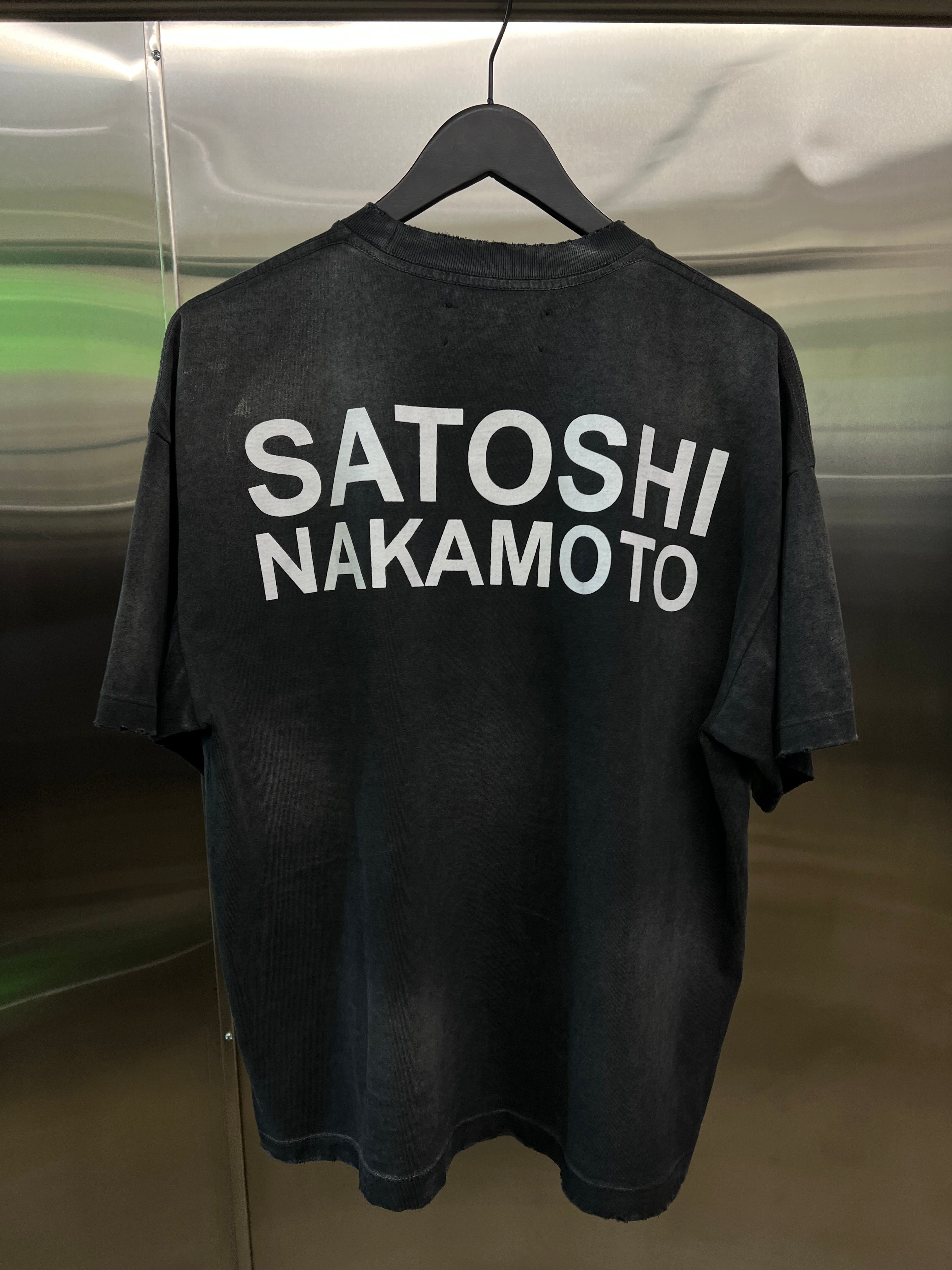 Satoshi Nakamoto “Cup Half Full” tee