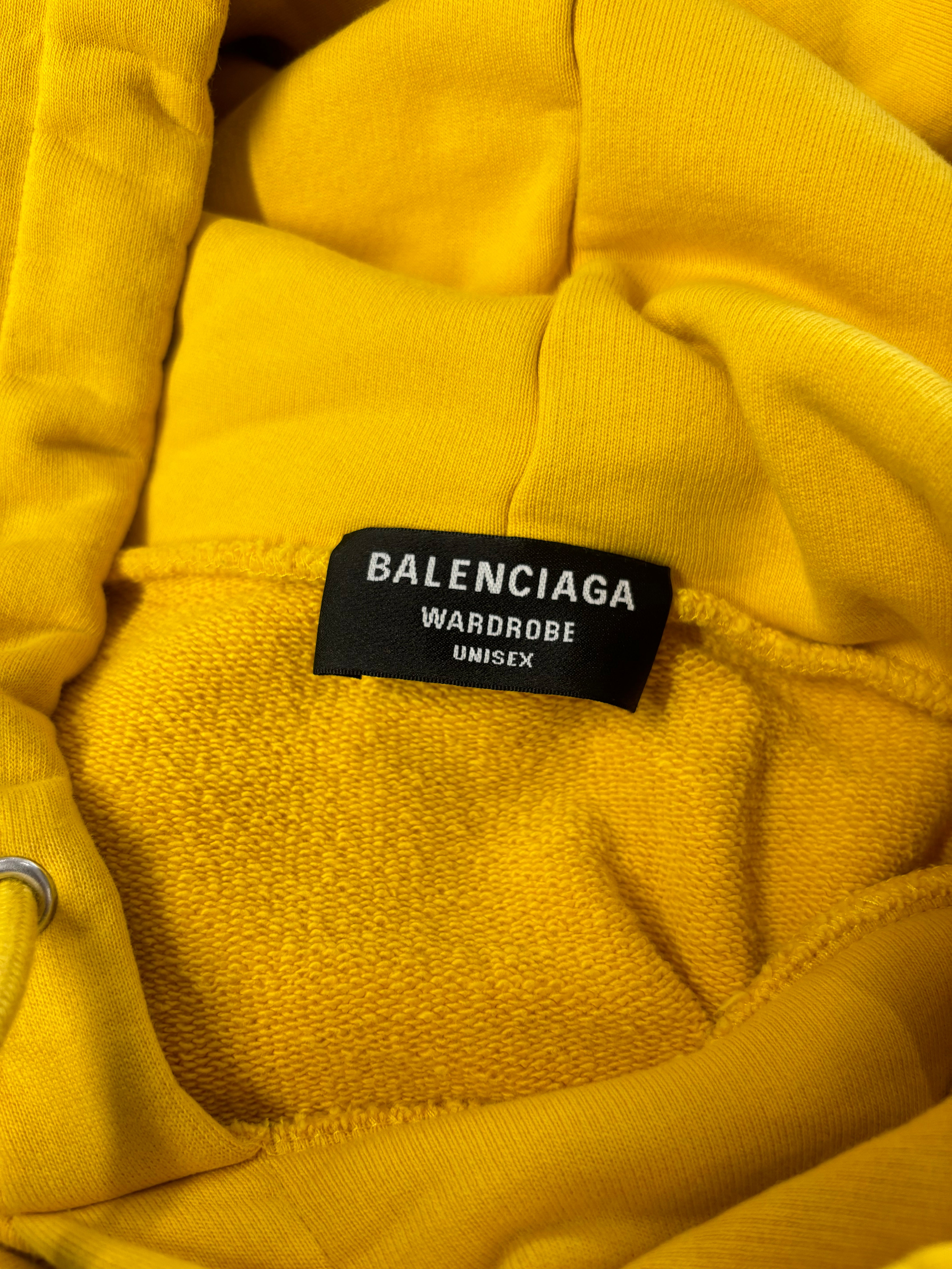Balenciaga Campaign yellow hoodie