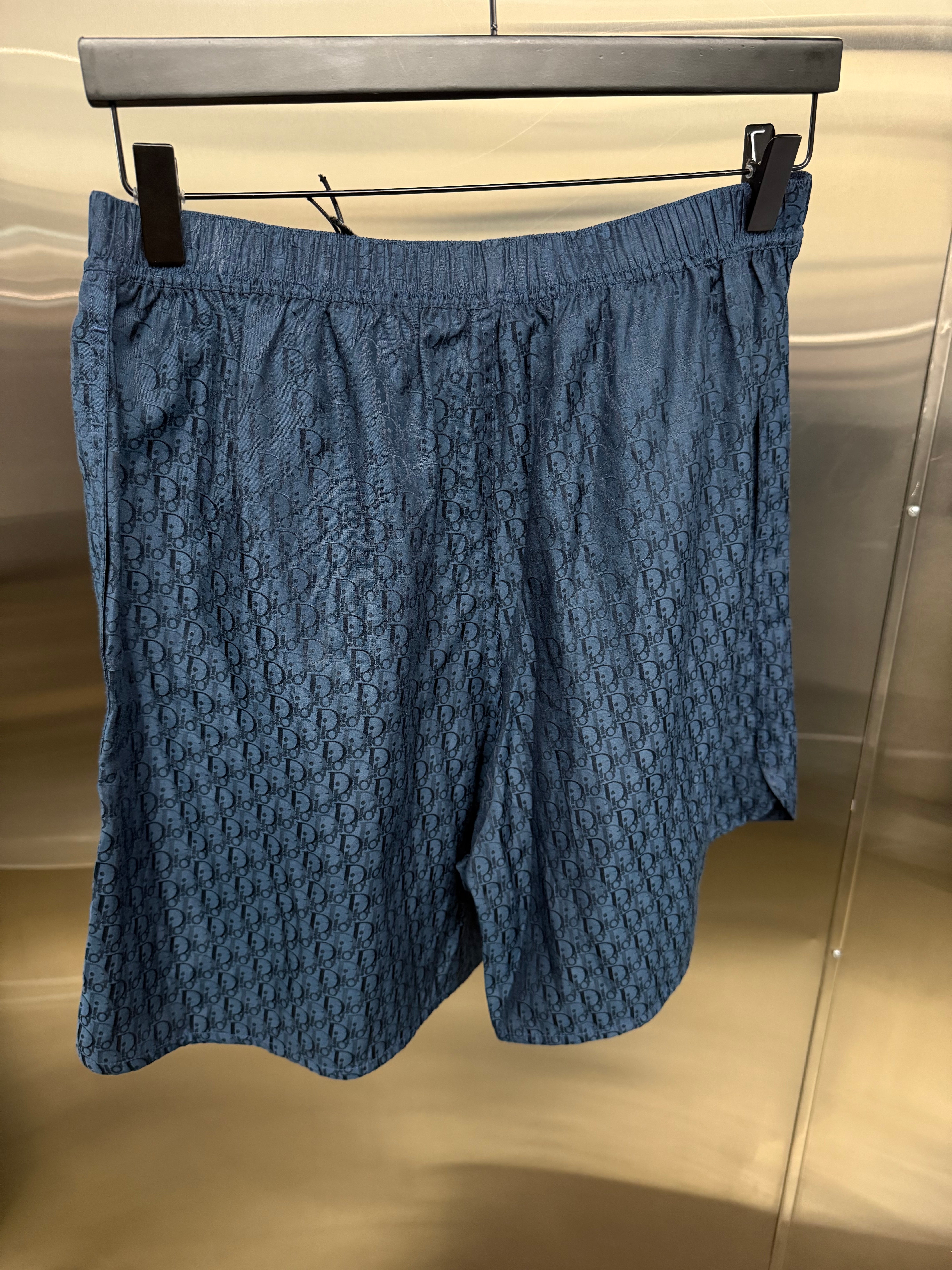 Dior oblique cotton silk shorts