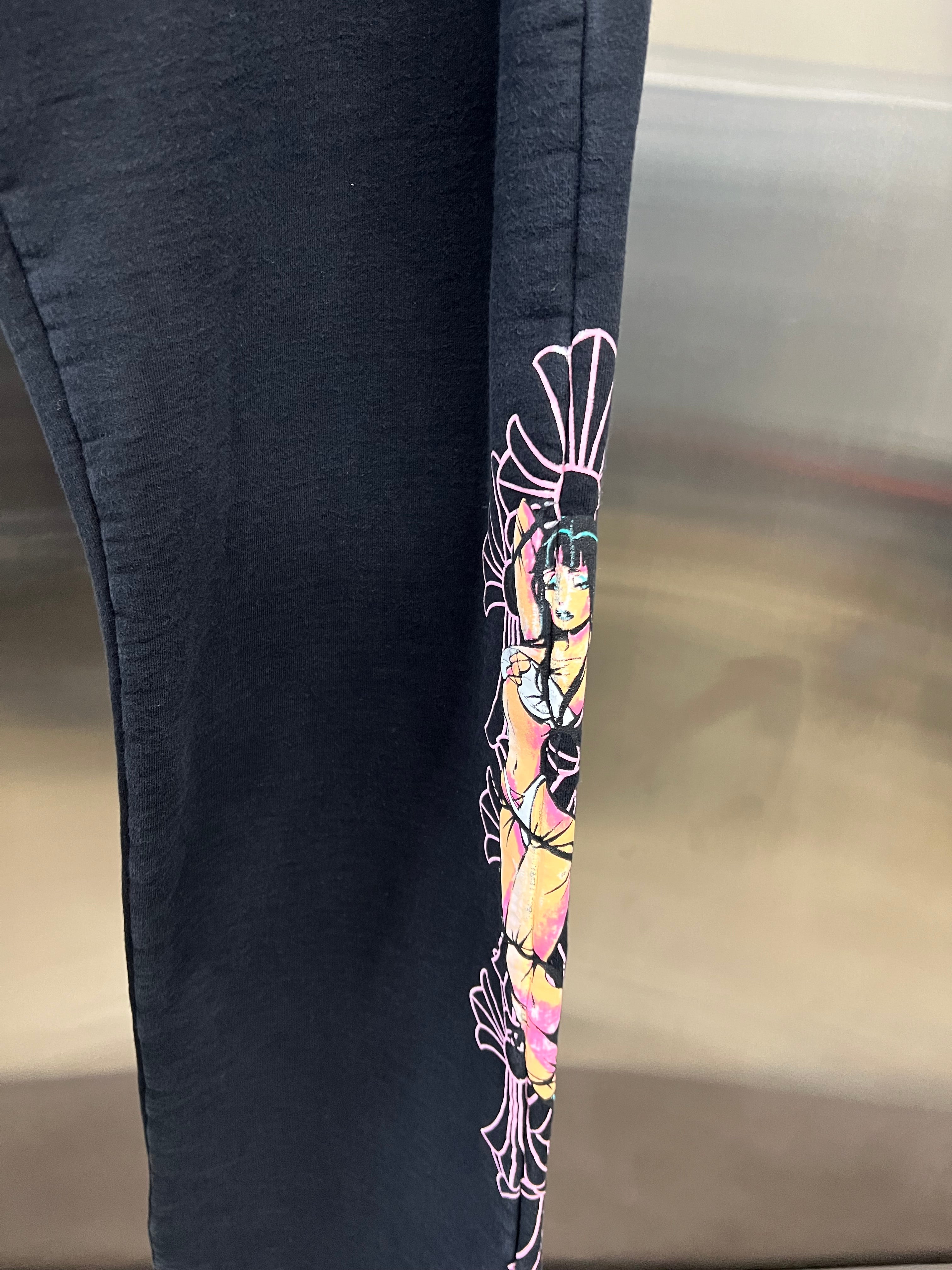 Chrome Herts x Deadly Doll “Pink Comic Girl” Sweatpants