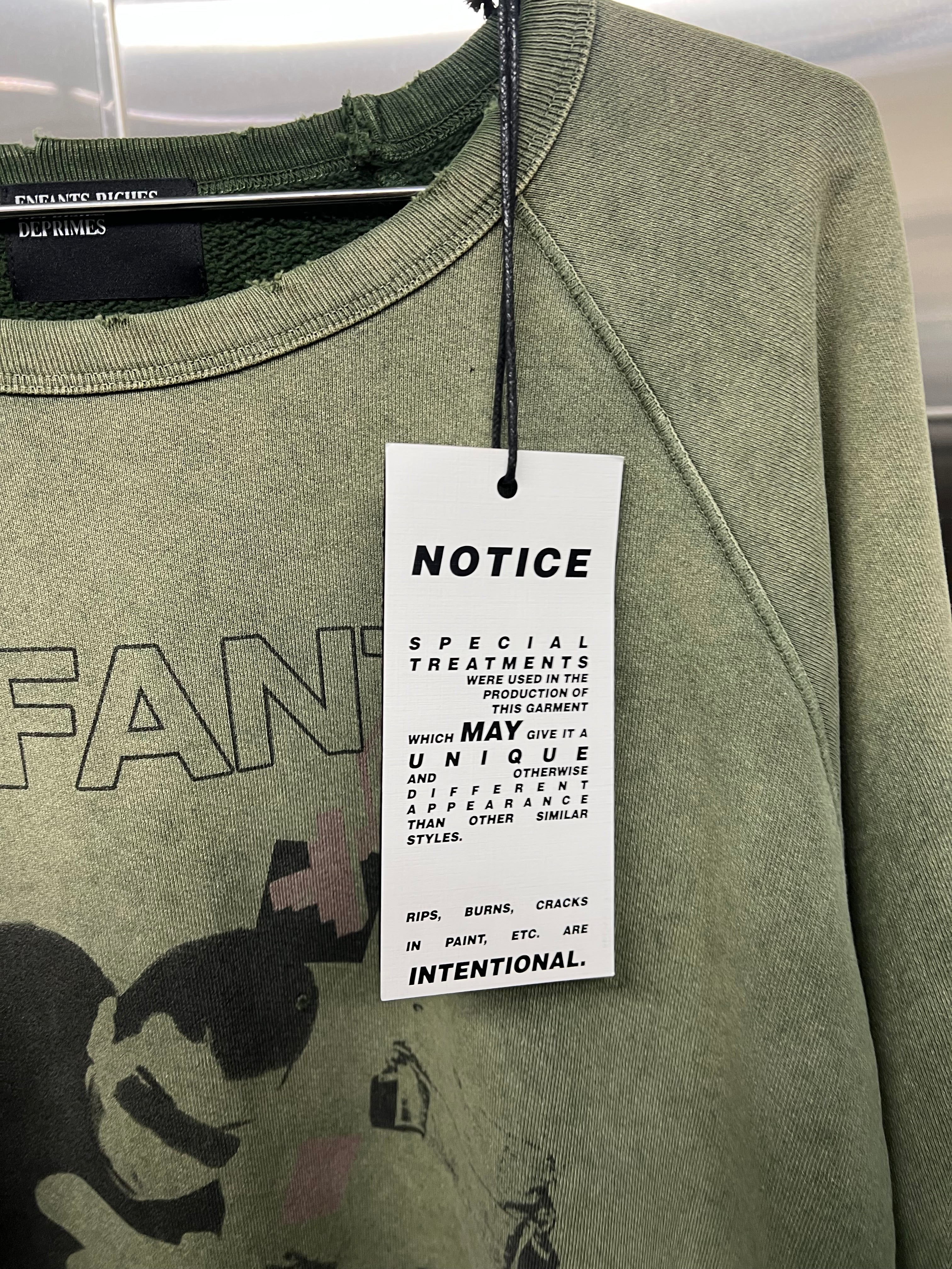 Entrant Riches Deprimes “My death, My life” sweatshirt