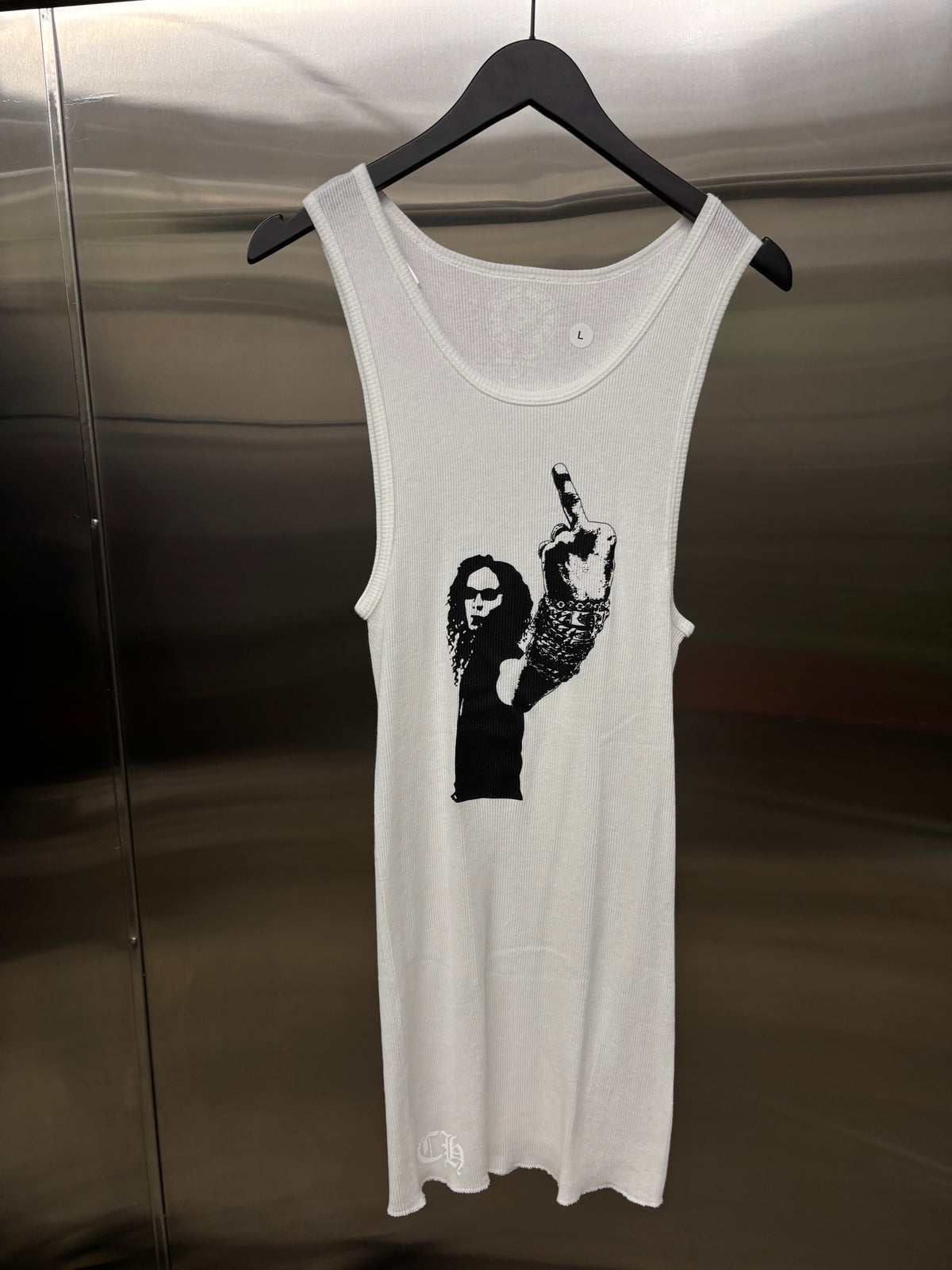 Chrome Hearts Richard Stark Middle Finger Tank Top