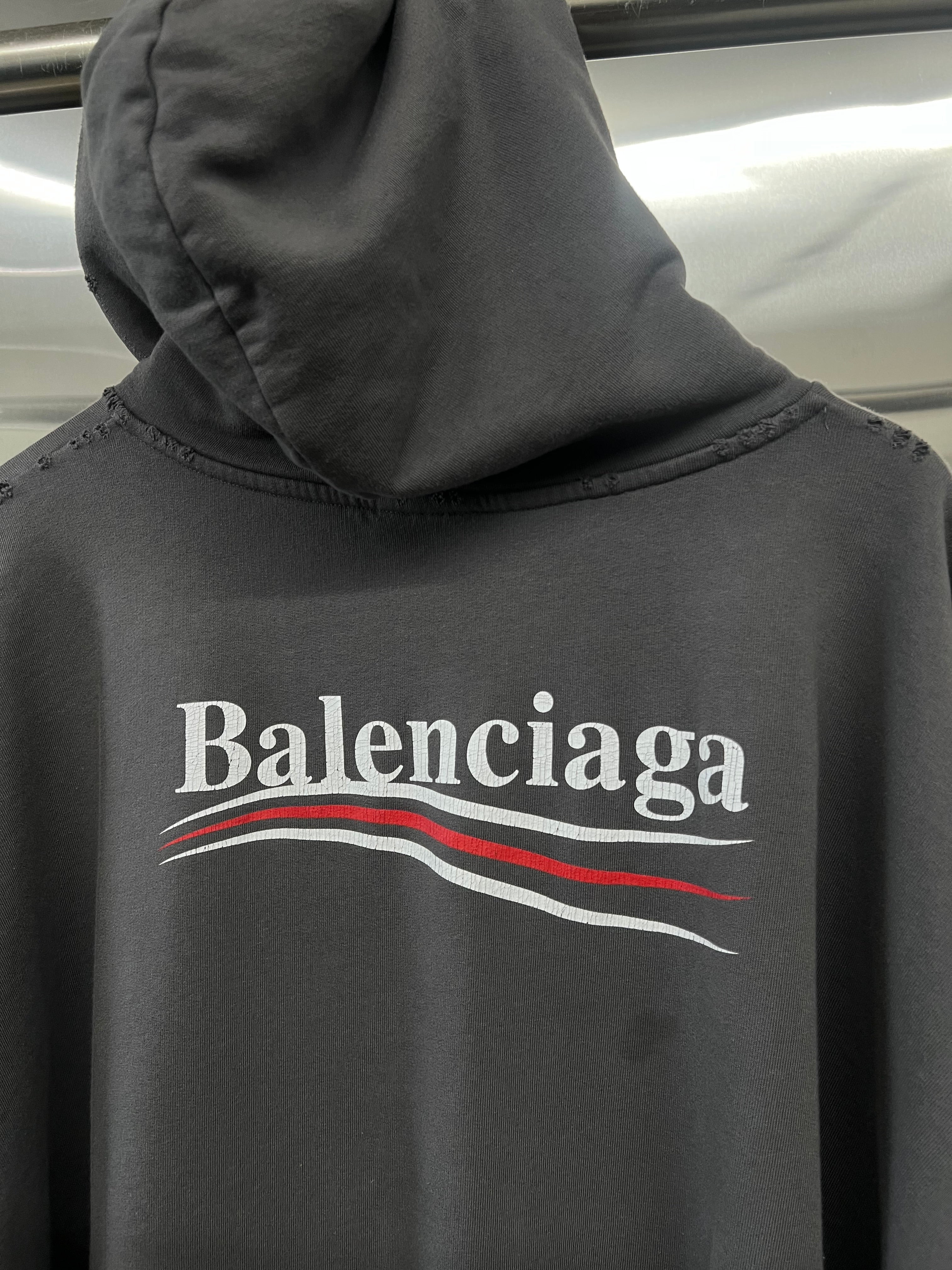 Balenciaga Political Campaign oversized hoodie