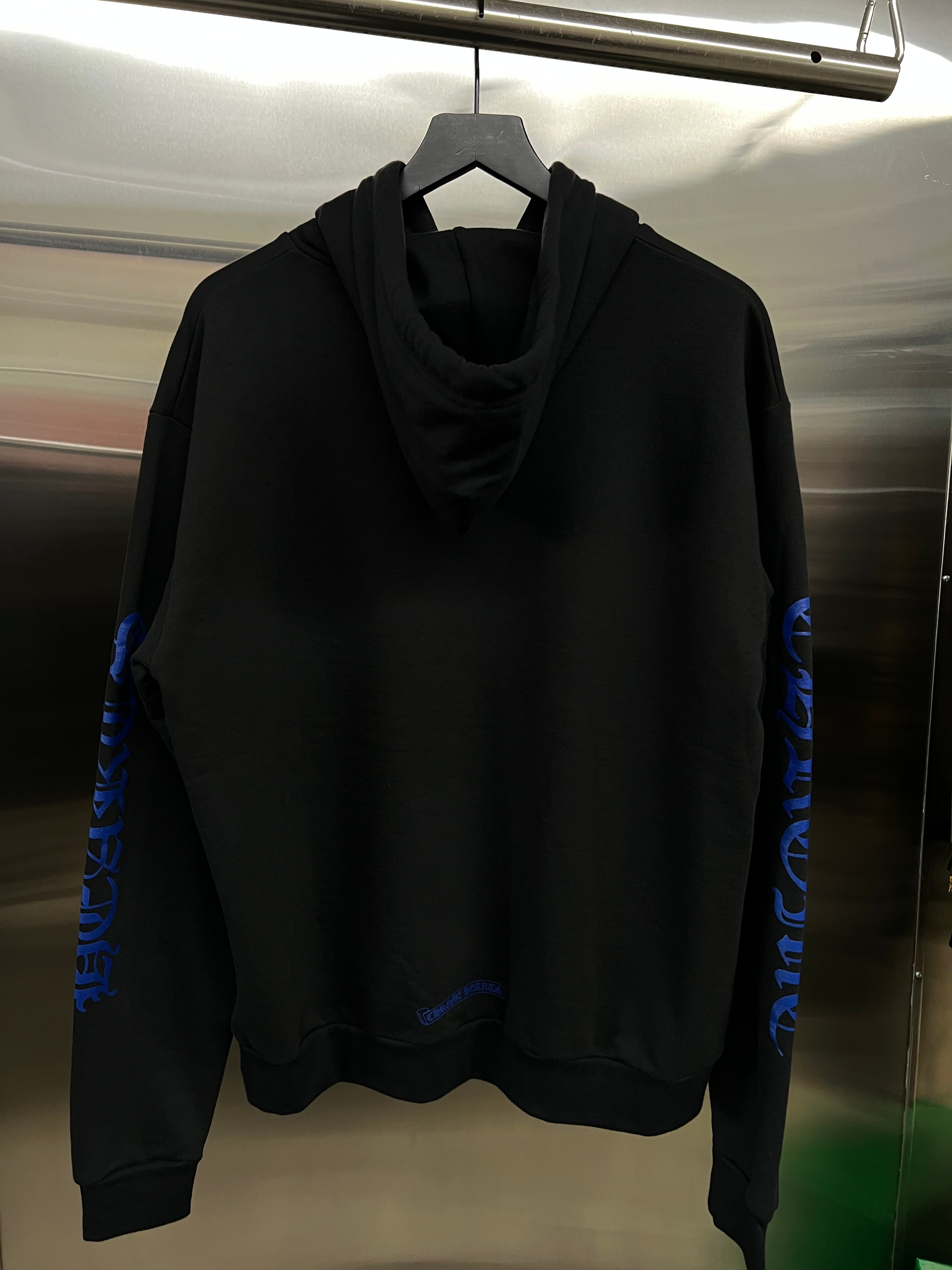 Chrome hearts vertical logo hoodie