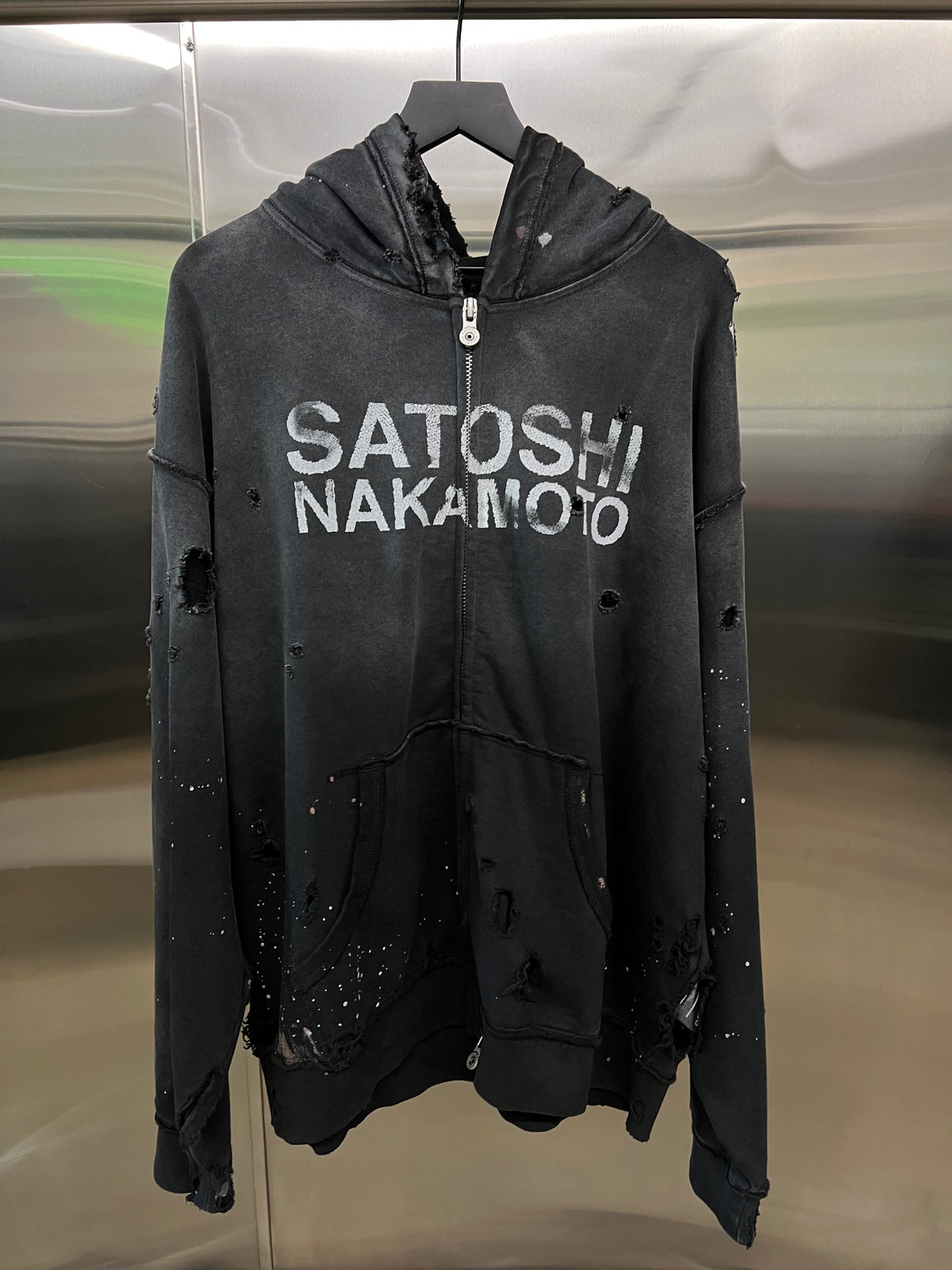 Satoshi Nakamoto SS26 Luke fleece hoodie