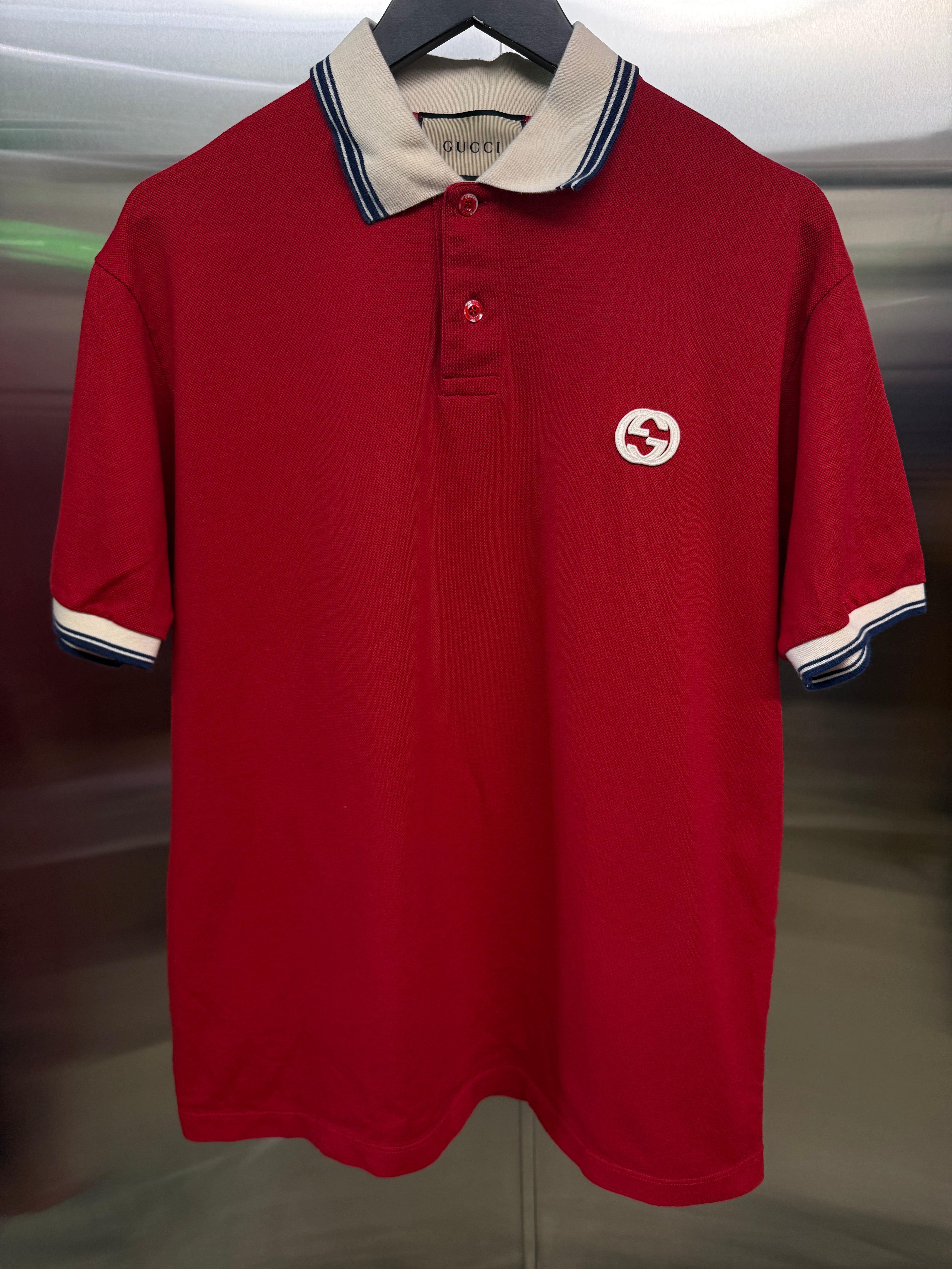 Gucci Strech Cotton Piquet Polo