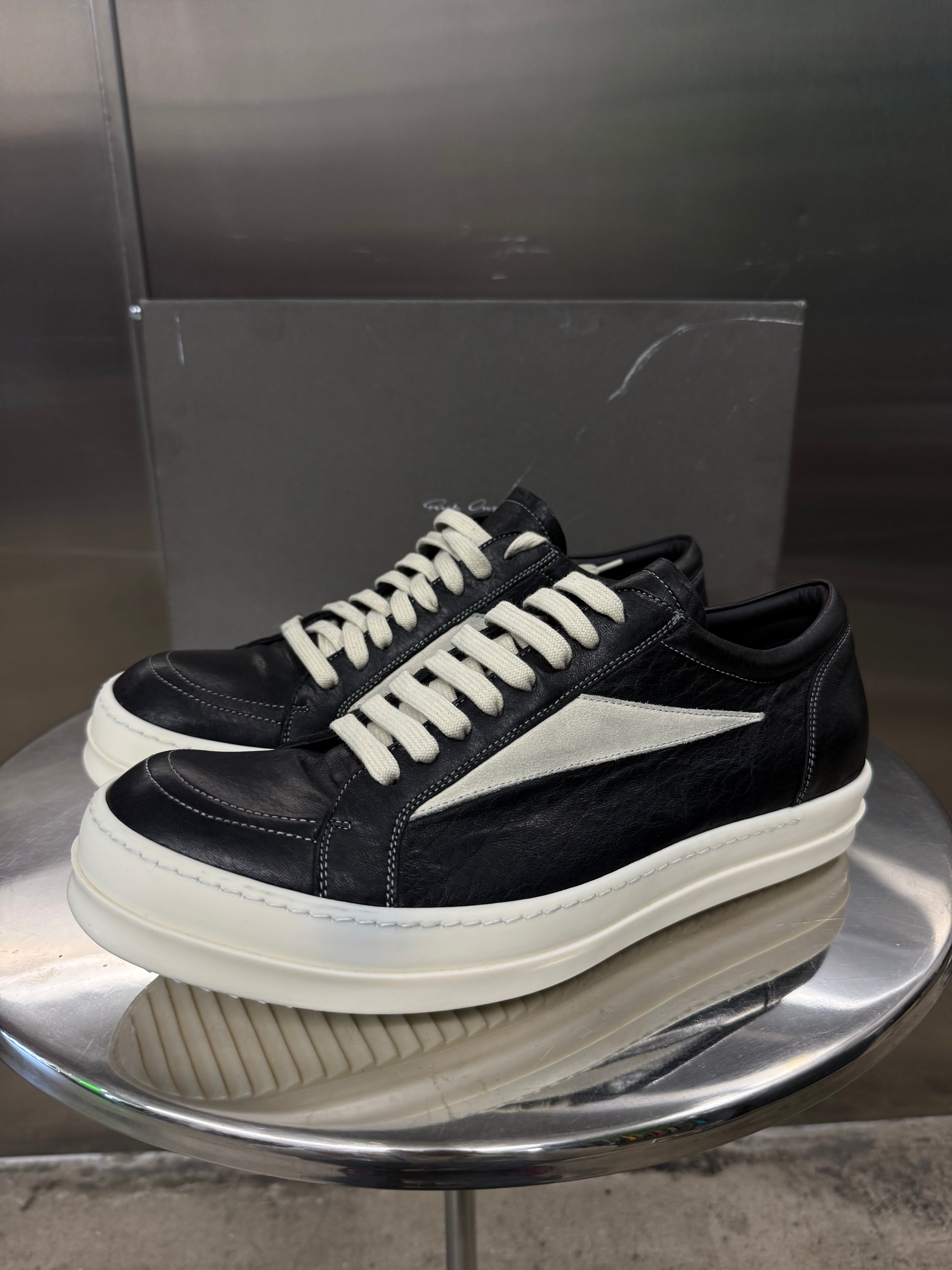 Rick Owens Black Temple Vintage Sneakers