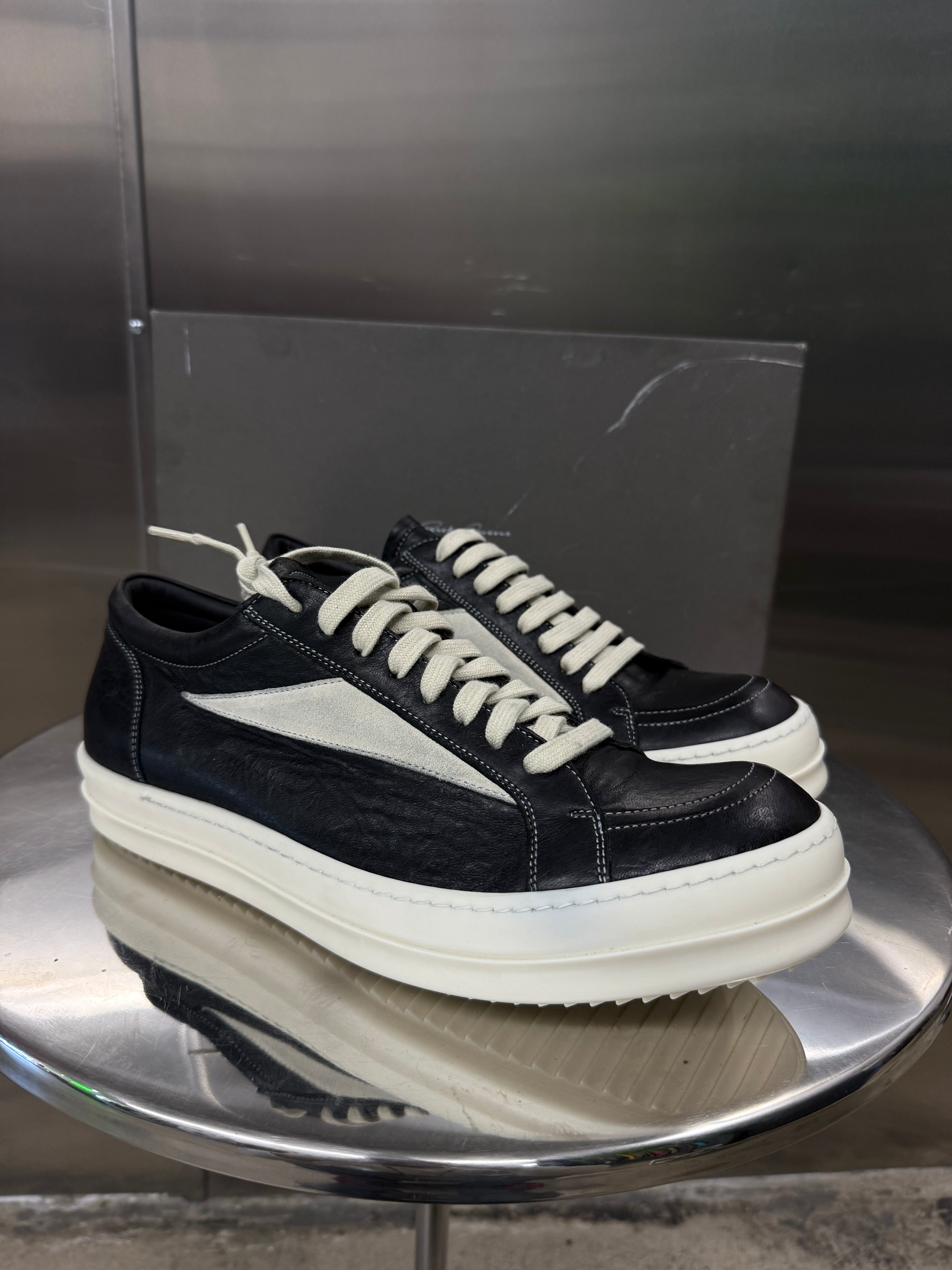 Rick Owens Black Temple Vintage Sneakers