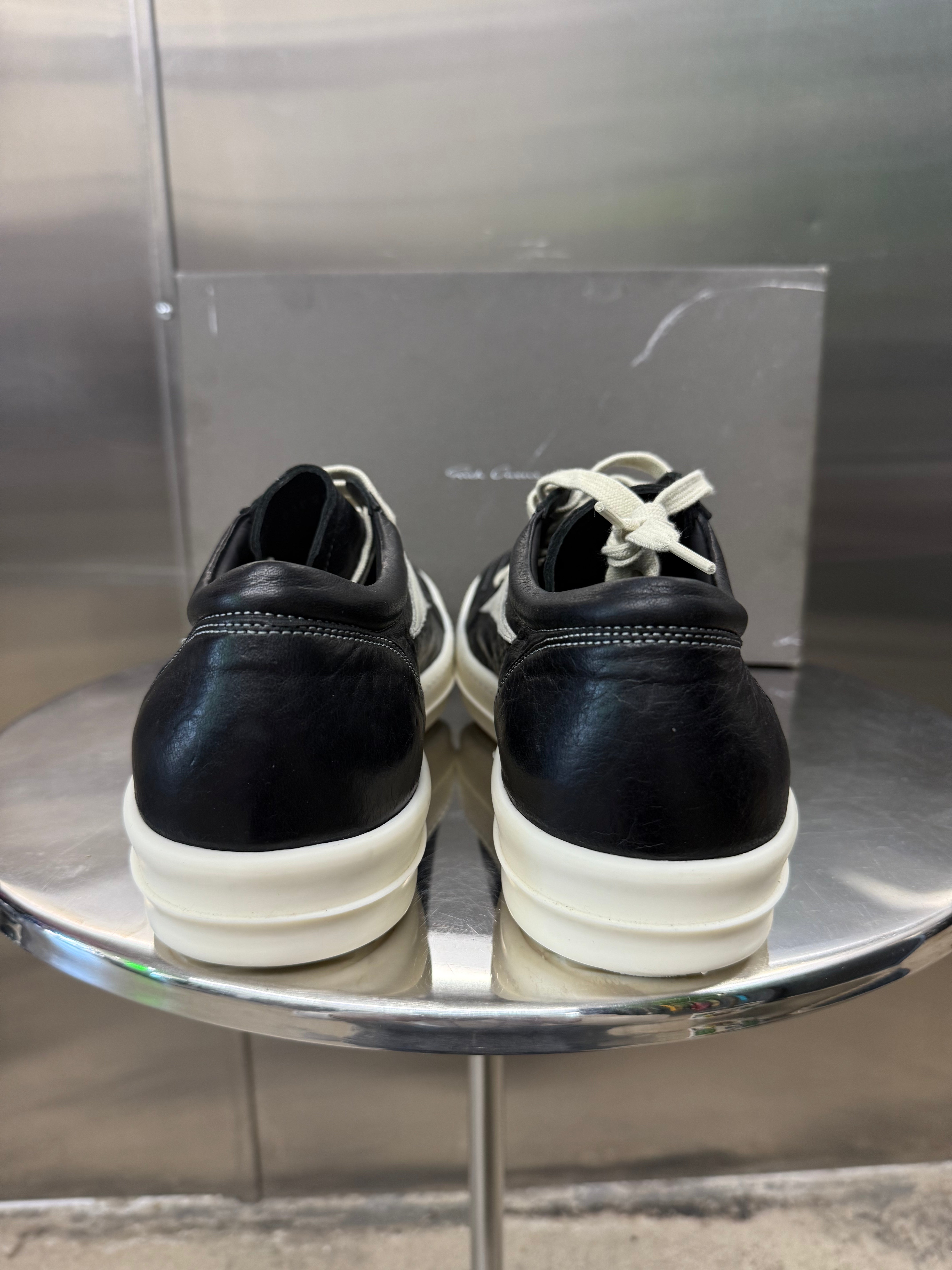 Rick Owens Black Temple Vintage Sneakers