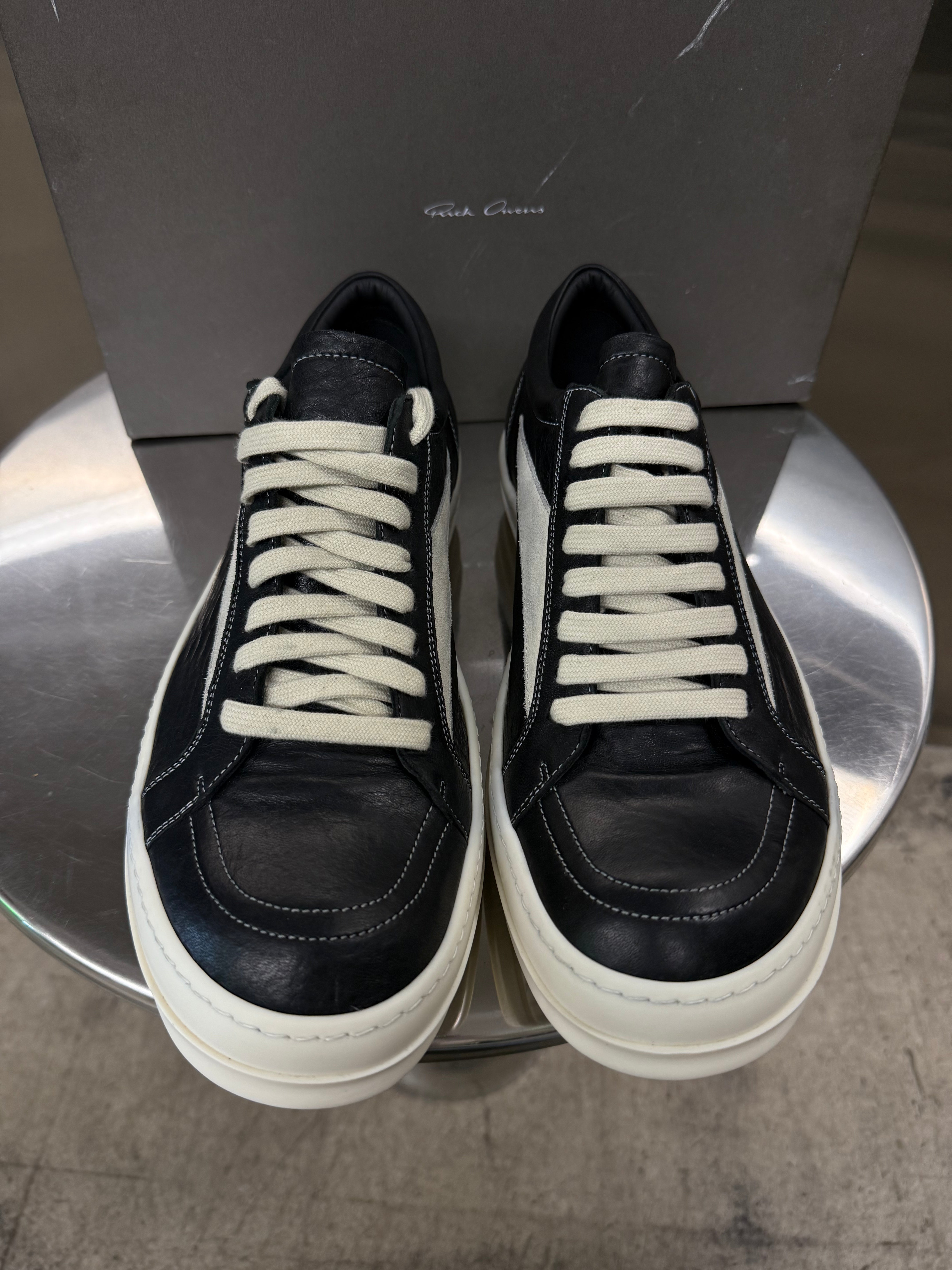 Rick Owens Black Temple Vintage Sneakers
