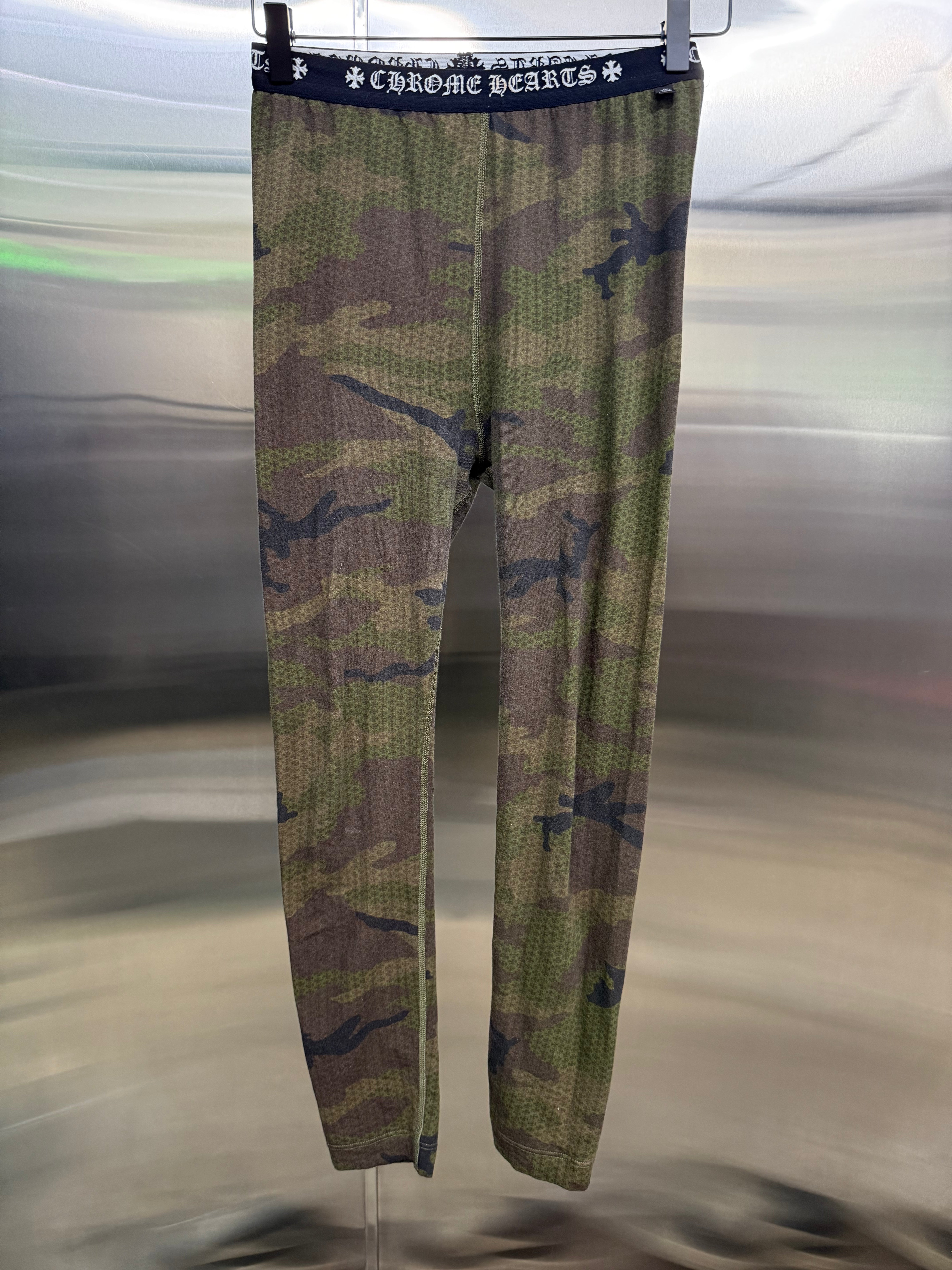 Chrome Hearts Camo Logo detail leggings