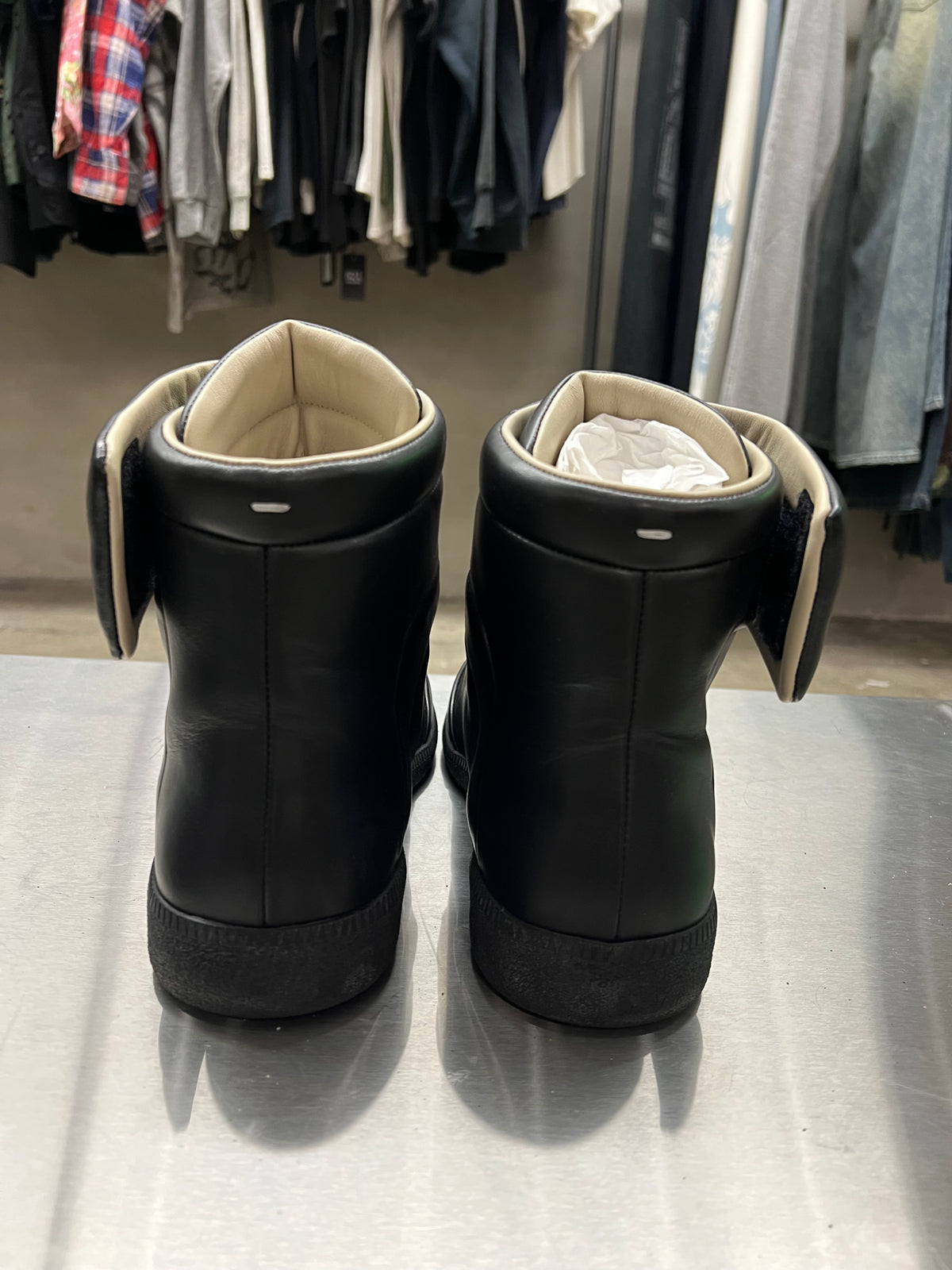 Maison Margiela Future Leather High-Top Sneaker